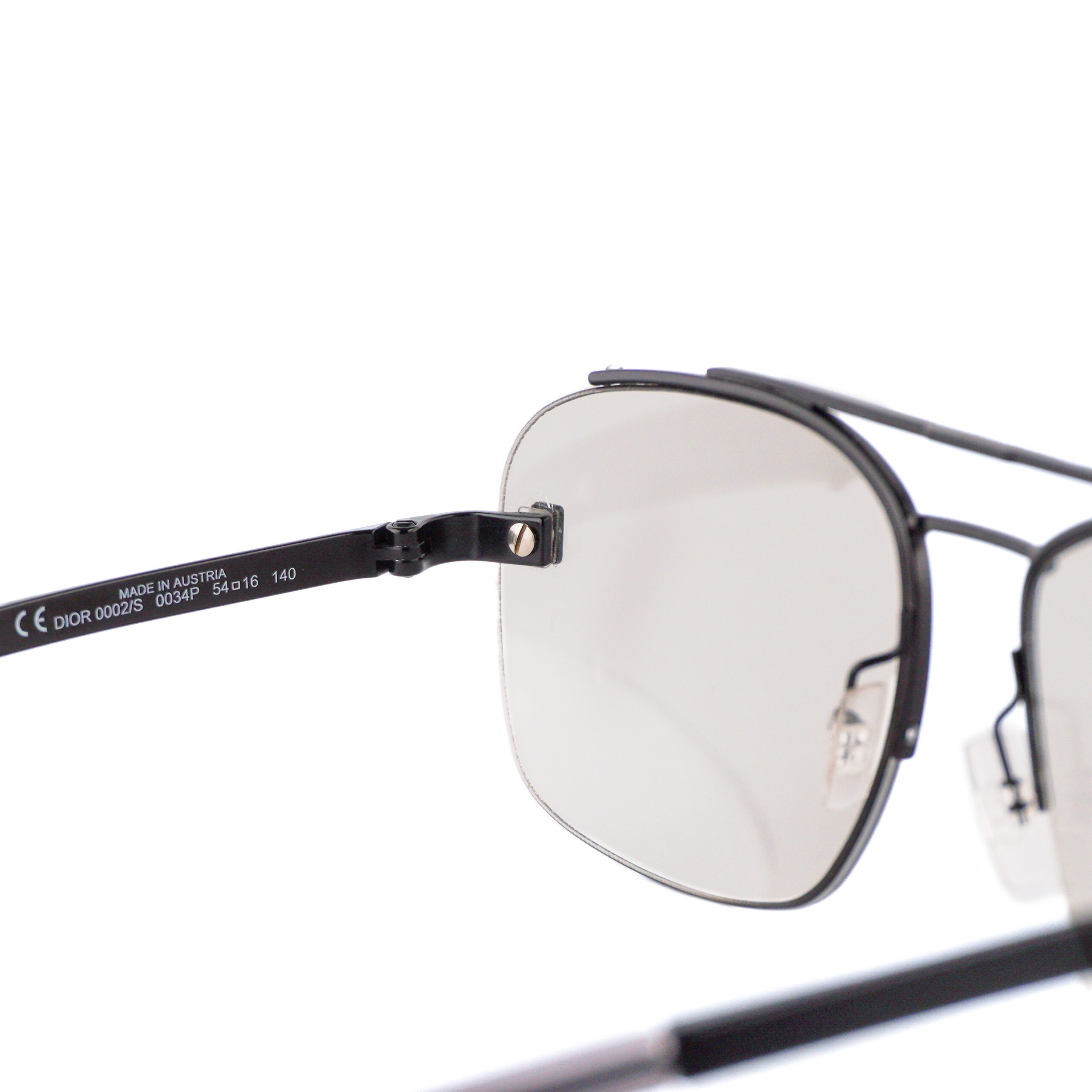 Dior Homme 0002/S Rimless Transparent Aviator Sunglasses — photo 5