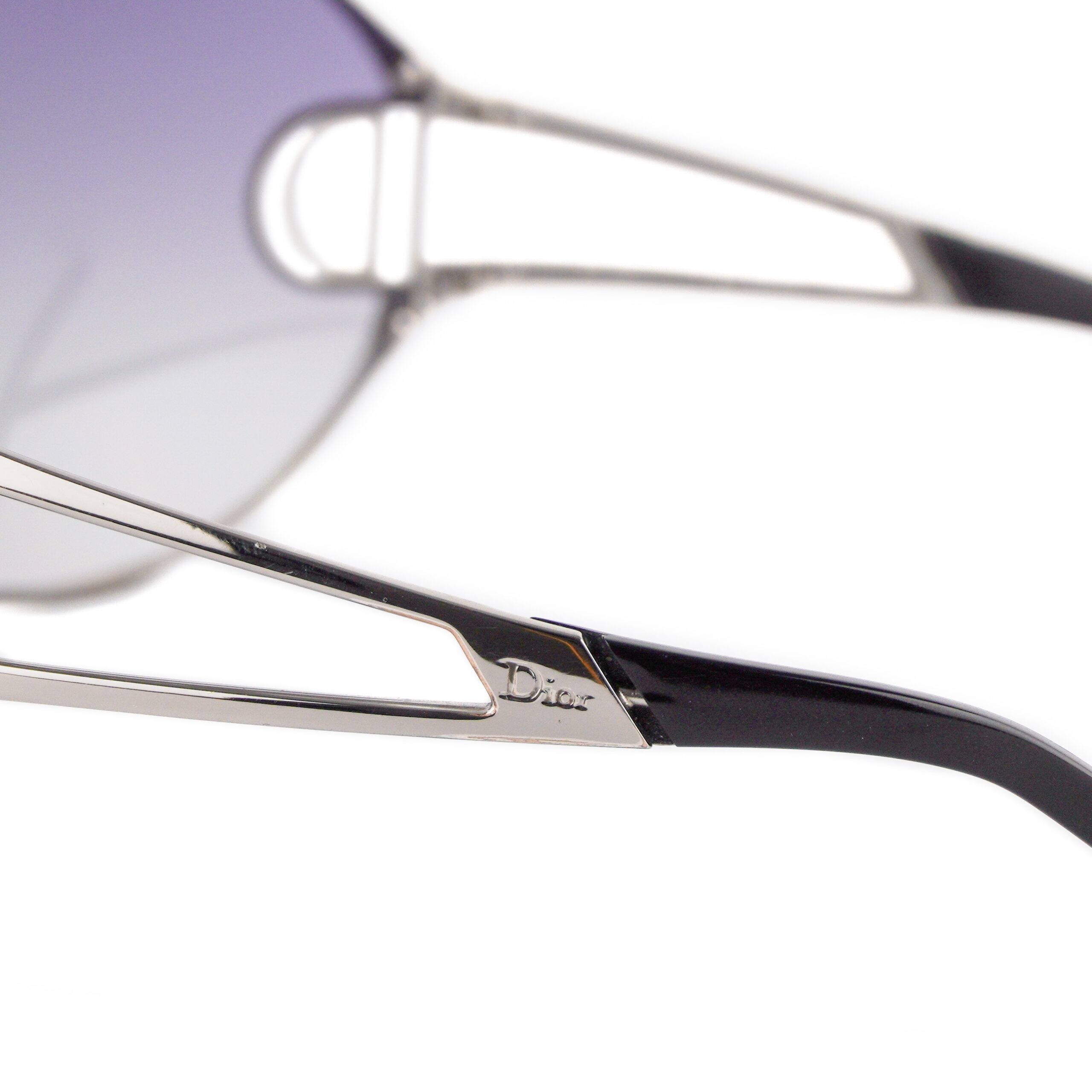 Vintage Dior Diorissimo 1 Logo Oversized Shield Sunglasses — photo 7