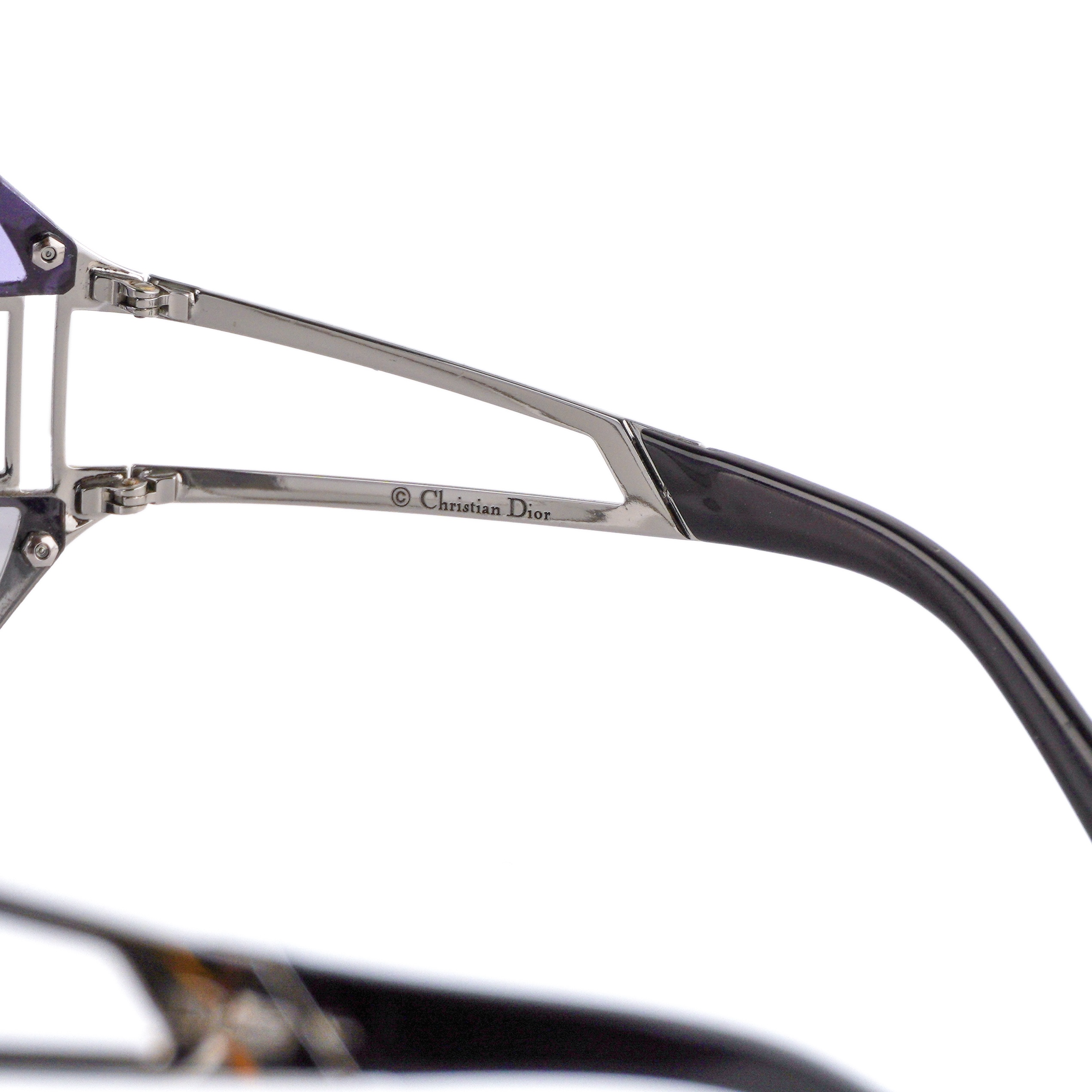 Vintage Dior Diorissimo 1 Logo Oversized Shield Sunglasses — photo 4