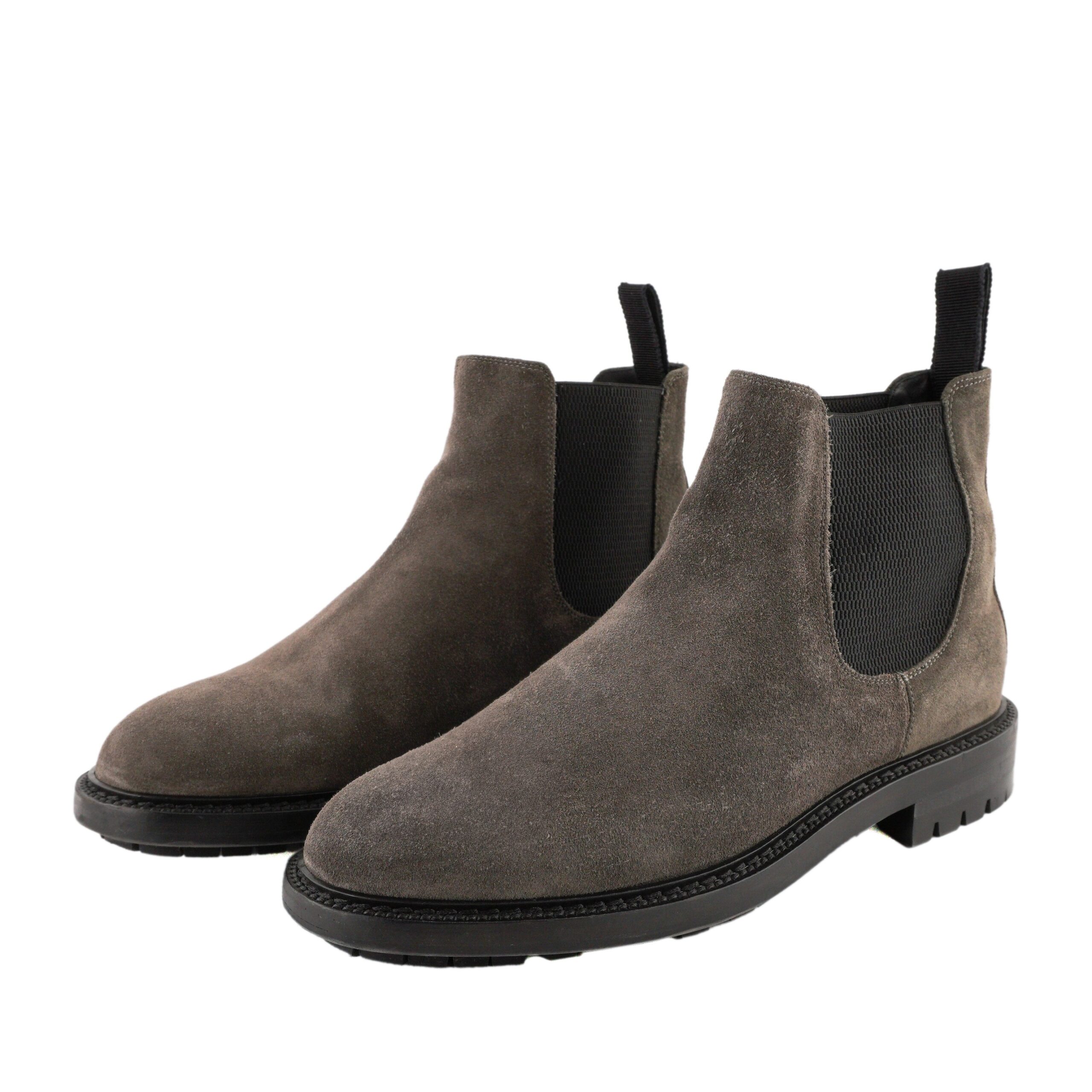 Dolce Gabbana Classic Suede Chelsea Leather Boots