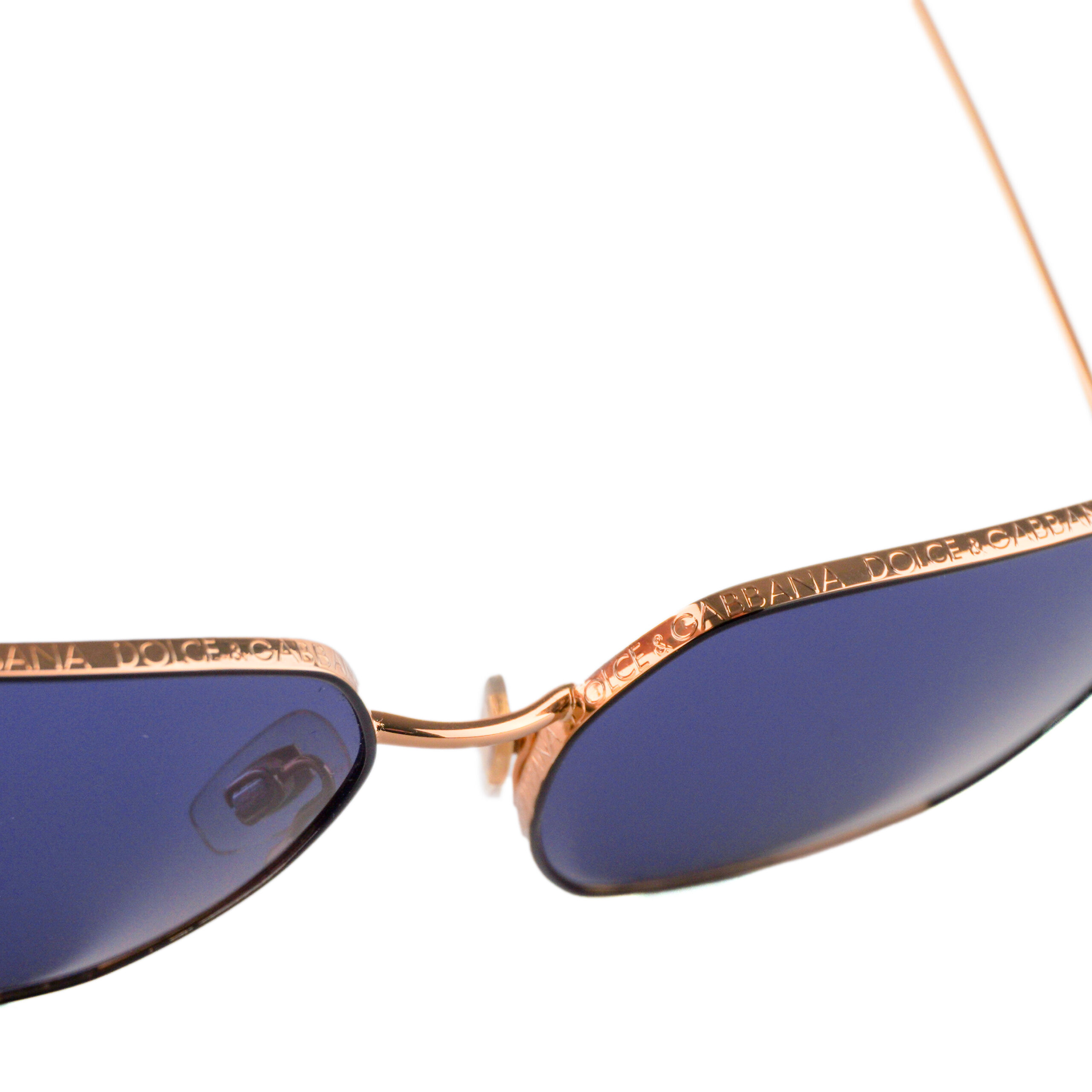Dolce Gabbana DG Monogram Logo Women’s Rose Gold Sunglasses — photo 10