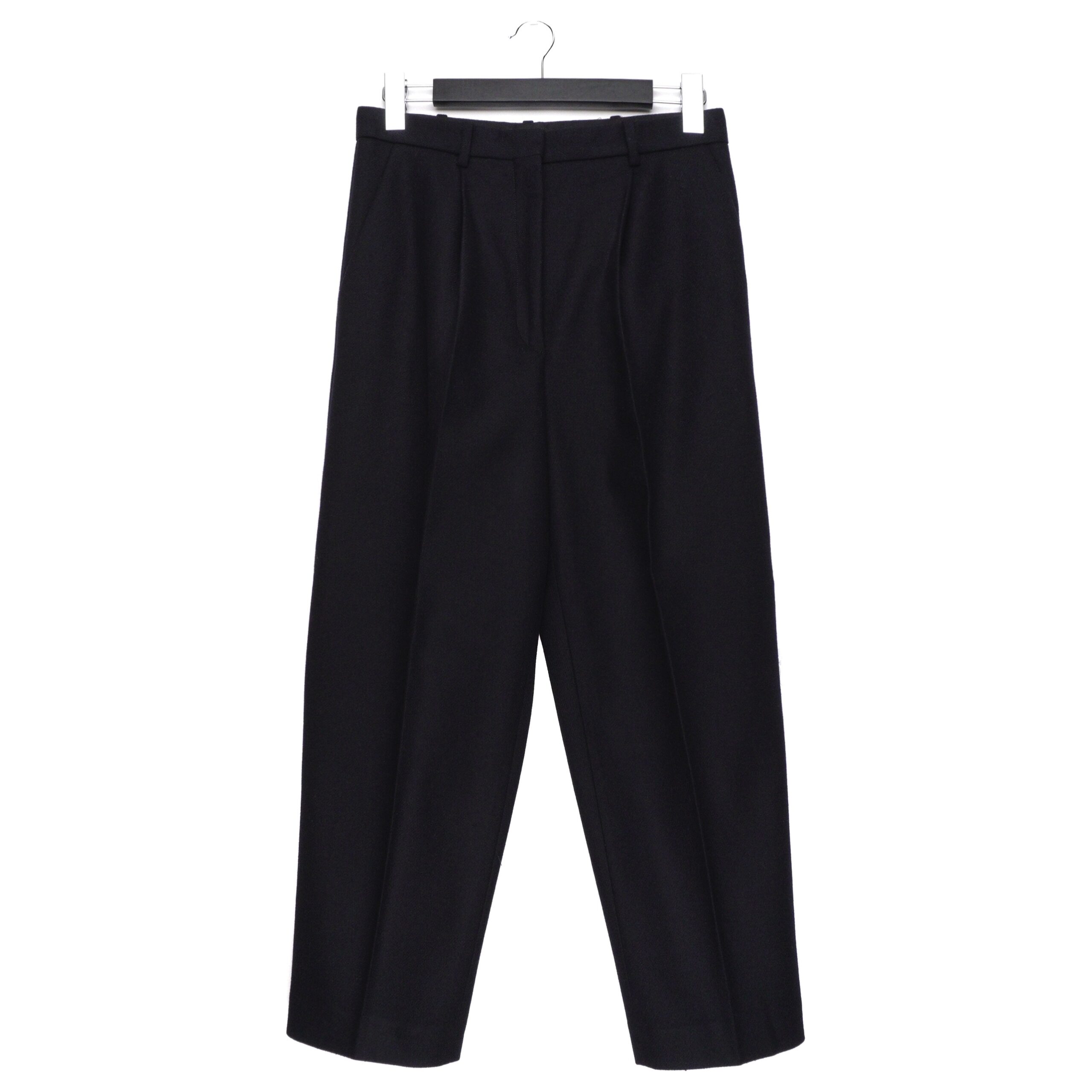 Acne Studios Milli Wool Cashmere Navy Blue Trousers Pants