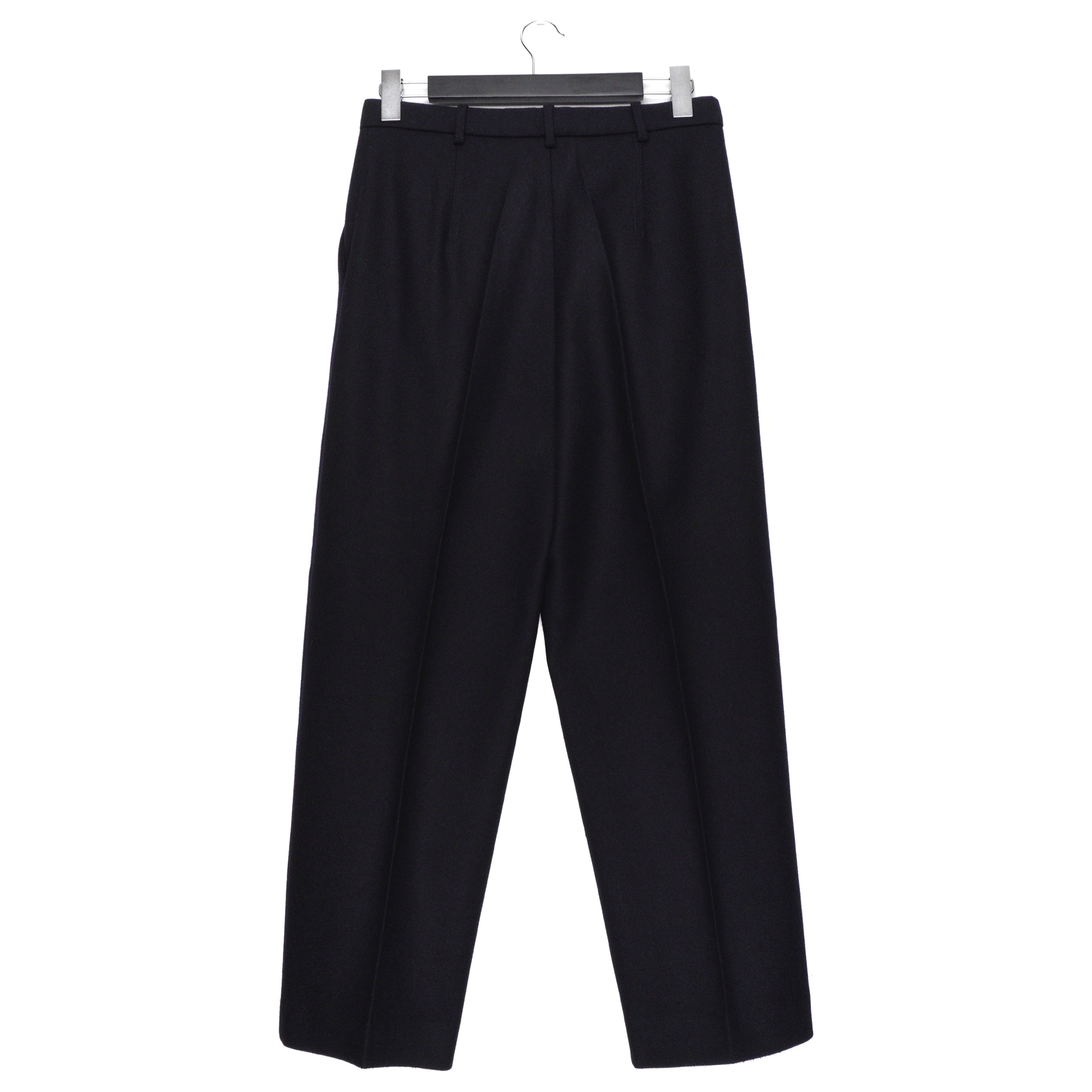 Acne Studios Milli Wool Cashmere Navy Blue Trousers Pants — photo 2