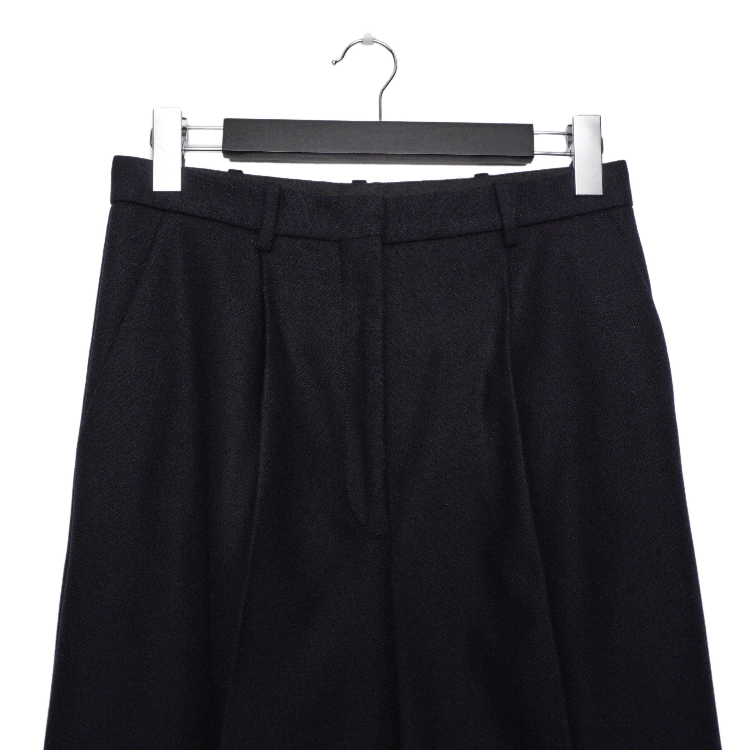 Acne Studios Milli Wool Cashmere Navy Blue Trousers Pants — photo 5