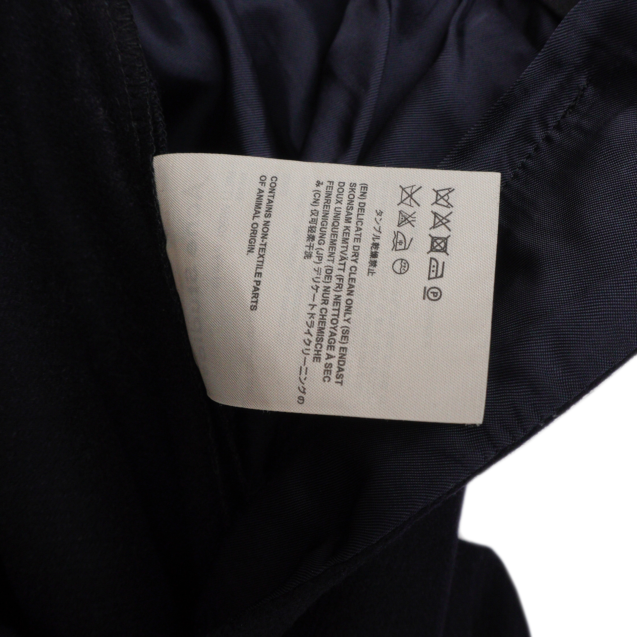 Acne Studios Milli Wool Cashmere Navy Blue Trousers Pants — photo 9