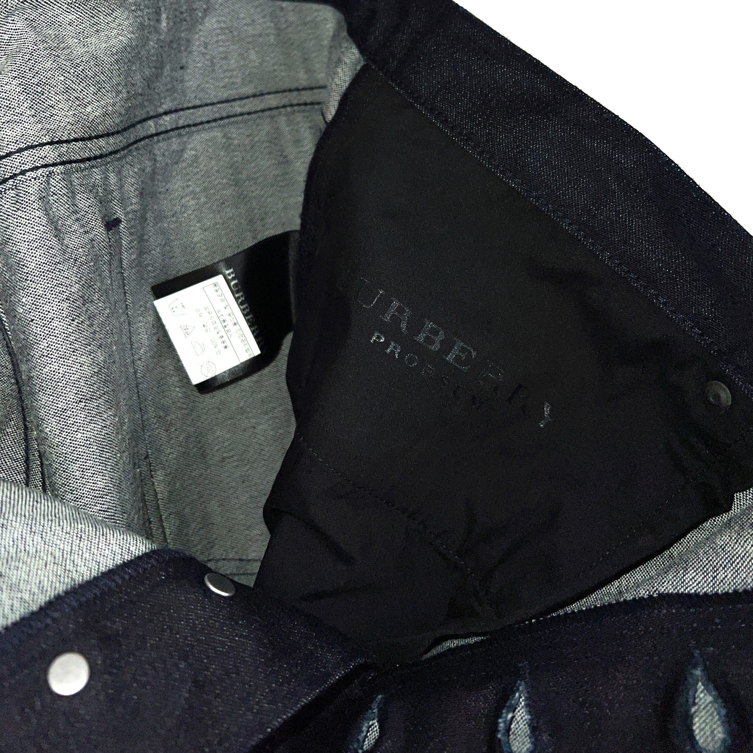 Burberry Prorsum Dark Blue Raw Denim Jeans — photo 7