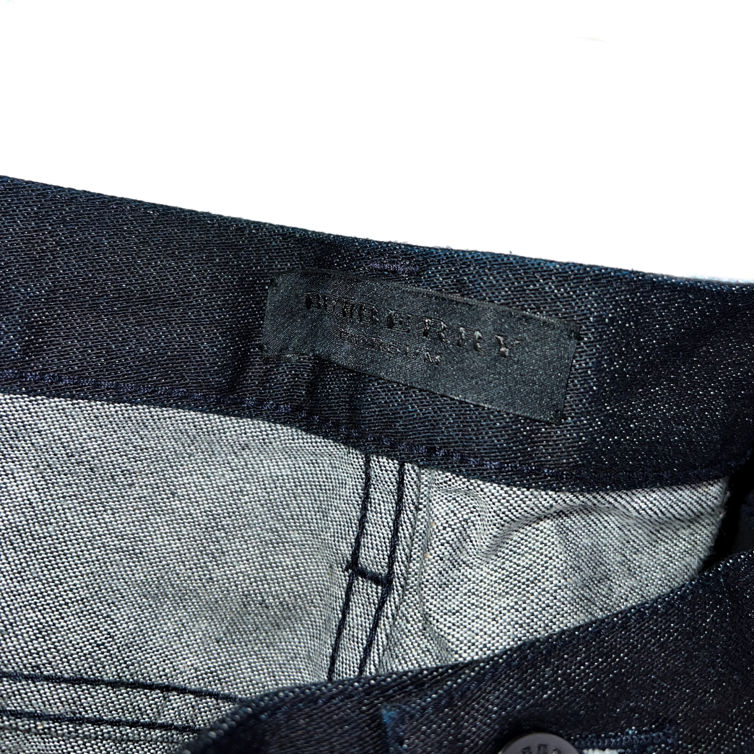 Burberry Prorsum Dark Blue Raw Denim Jeans — photo 5