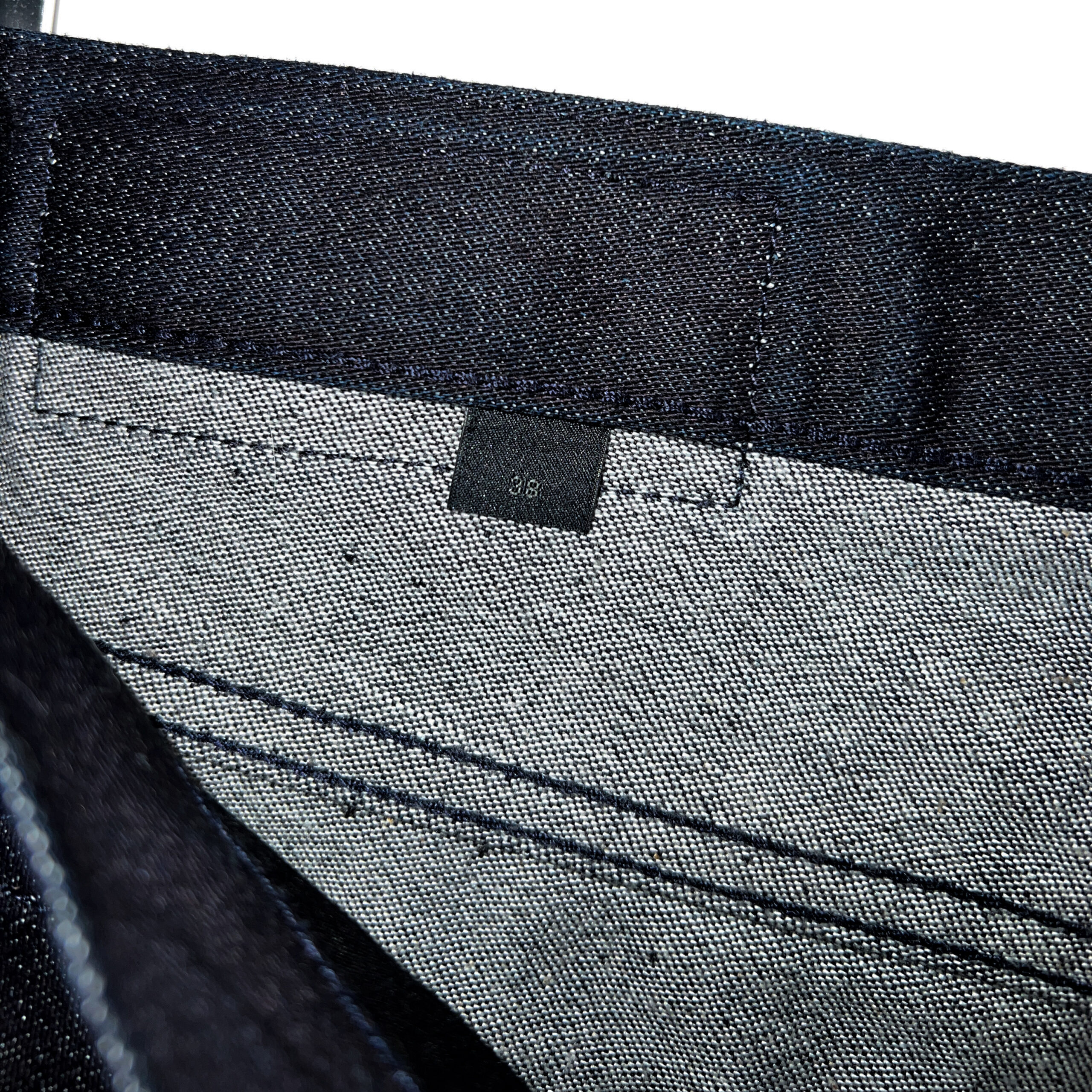 Burberry Prorsum Dark Blue Raw Denim Jeans — photo 6