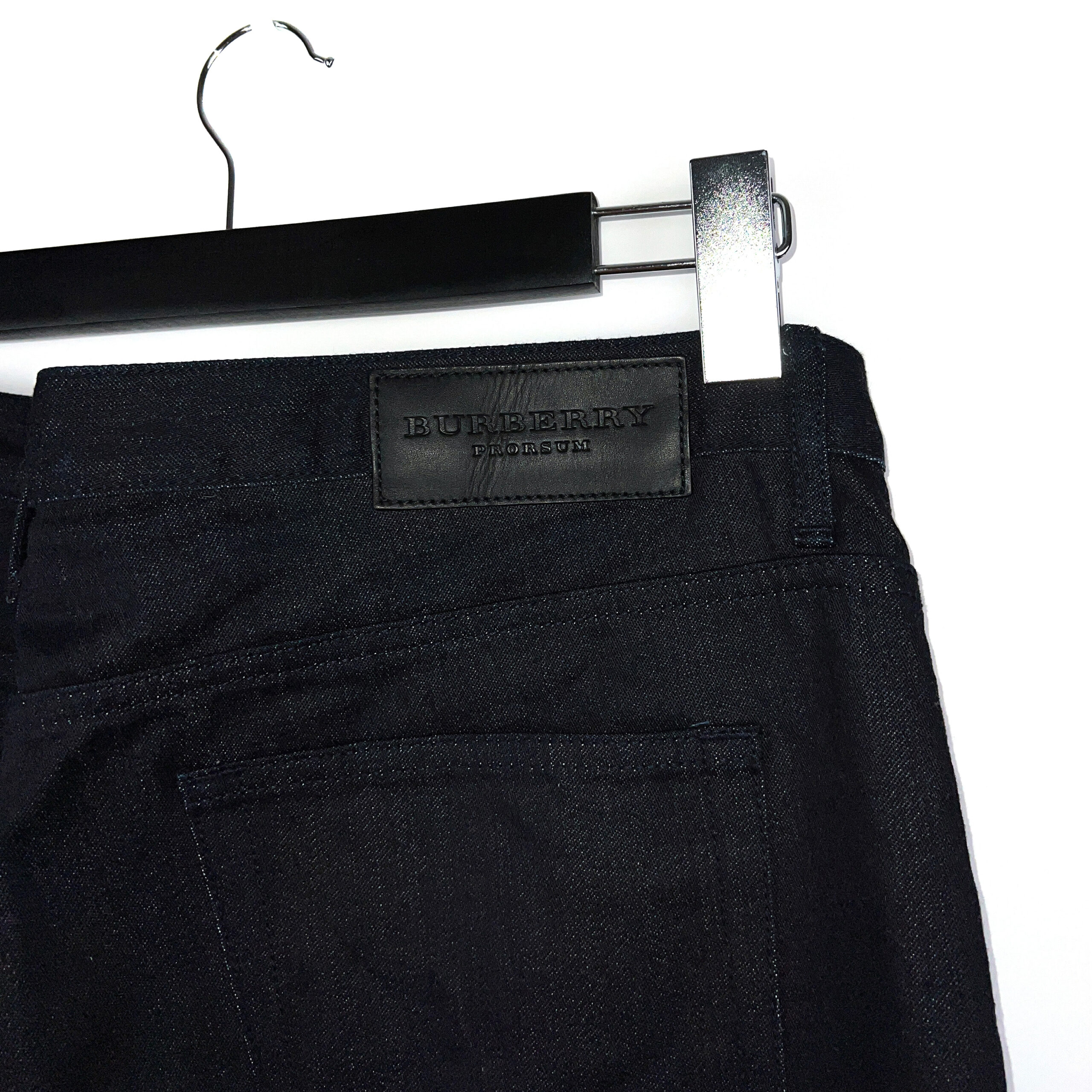 Burberry Prorsum Dark Blue Raw Denim Jeans — photo 4