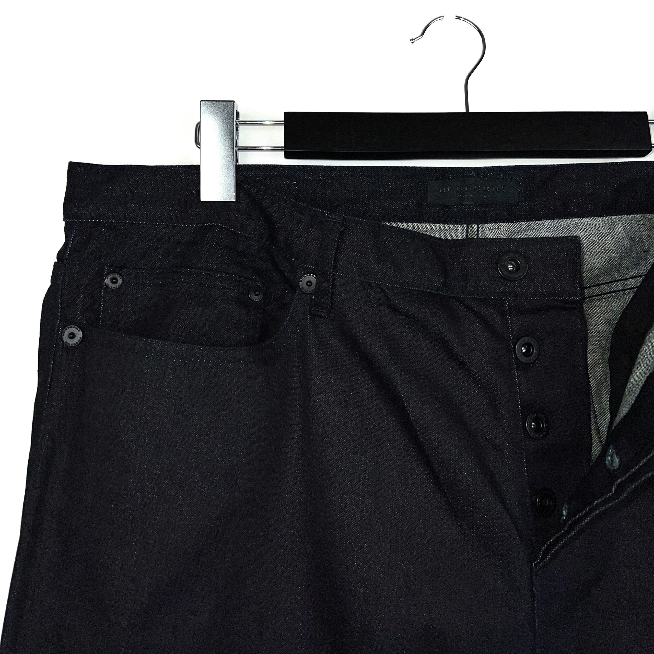 Burberry Prorsum Dark Blue Raw Denim Jeans — photo 3