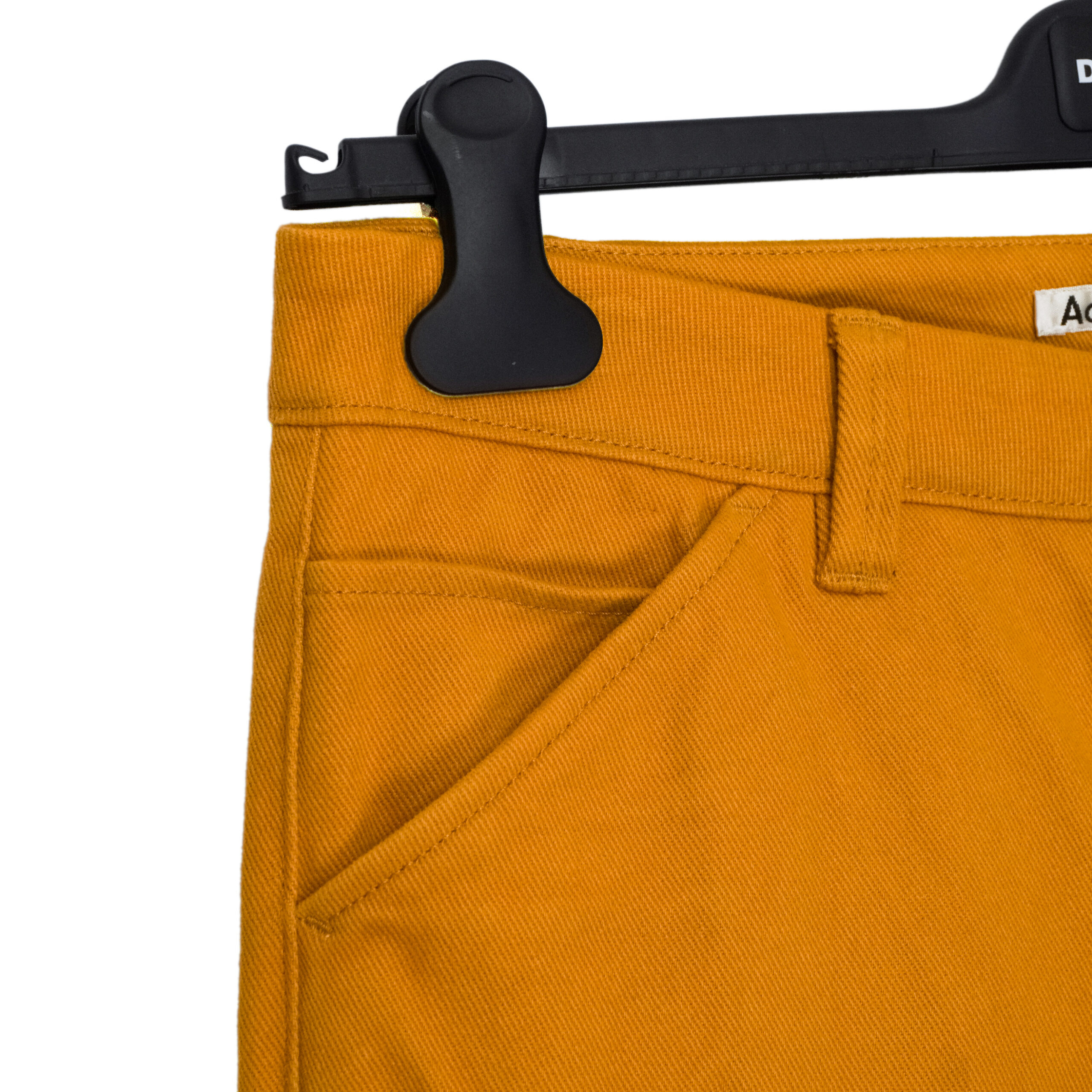 Acne Studios Mustard Brown Pocket Work Twill Trouser Pants — photo 6