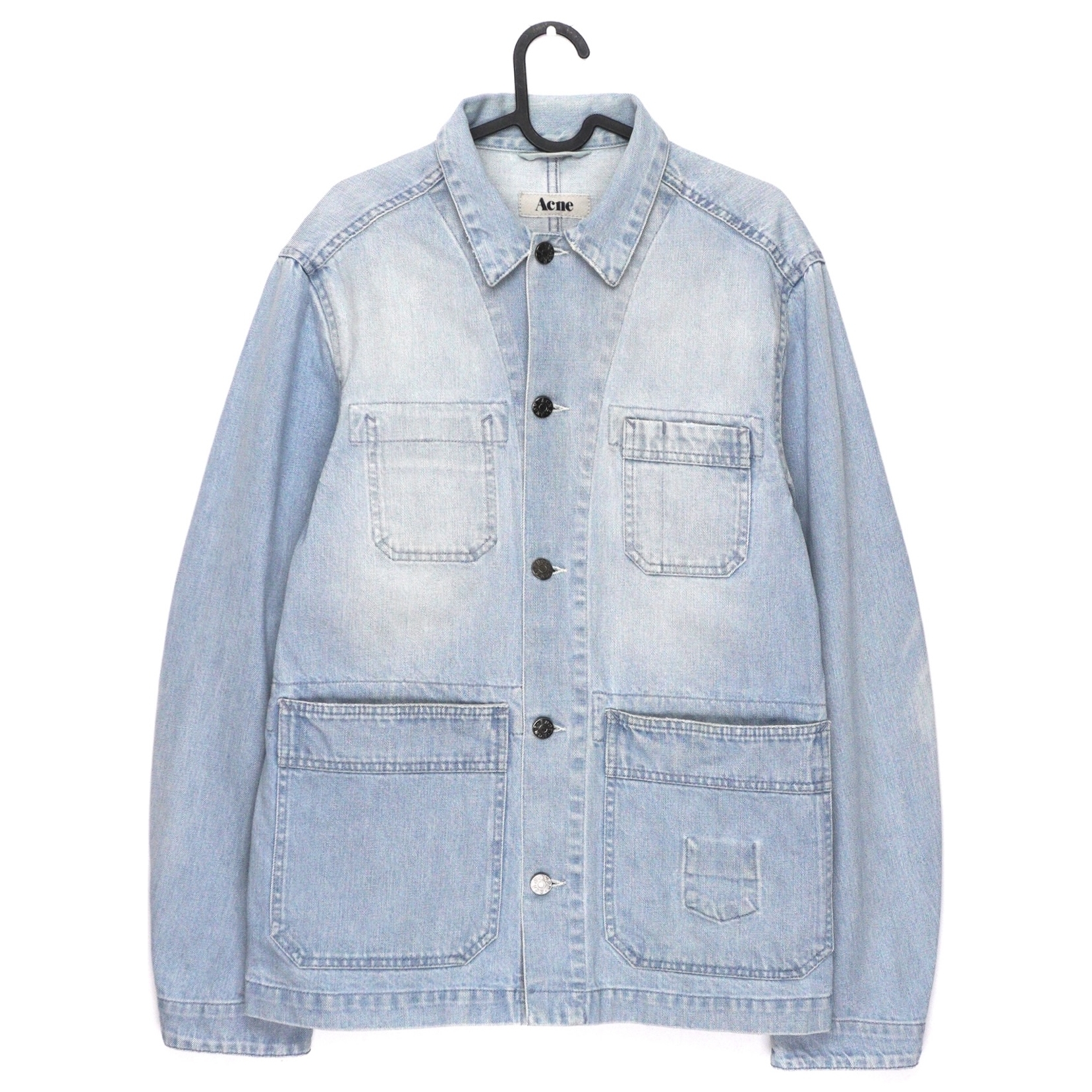Vintage Acne Studios 2011 Mechanic Pearl Light Blue Jacket