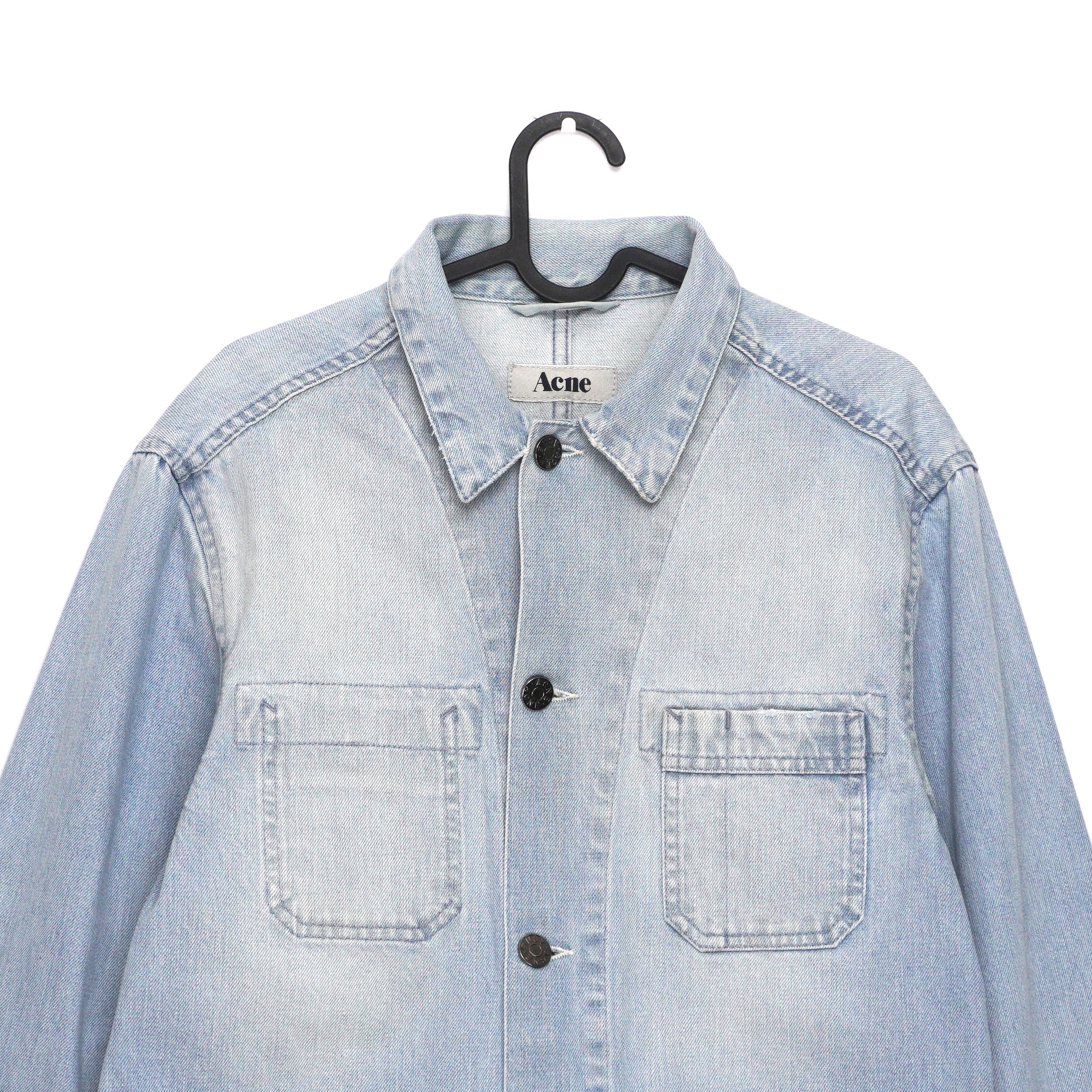 Vintage Acne Studios 2011 Mechanic Pearl Light Blue Jacket — photo 2