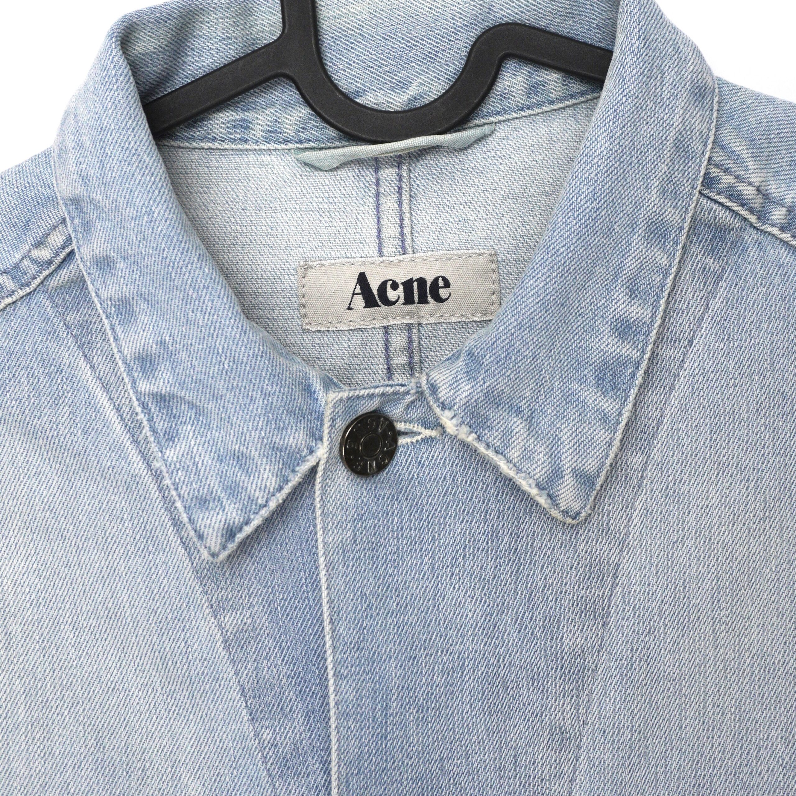 Vintage Acne Studios 2011 Mechanic Pearl Light Blue Jacket — photo 4
