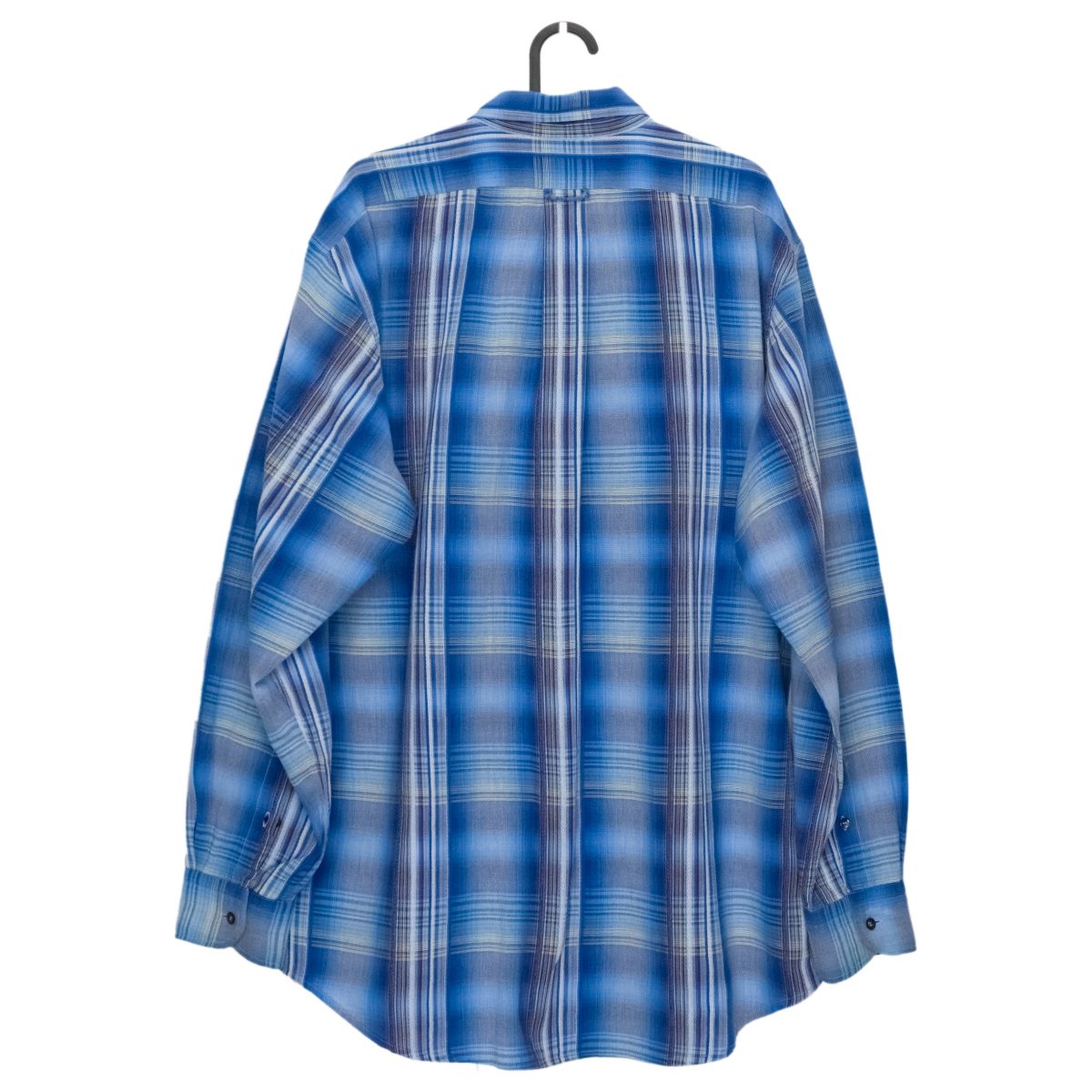 Vintage Burberry London Blue Logo Check Tartan Shirt — photo 6
