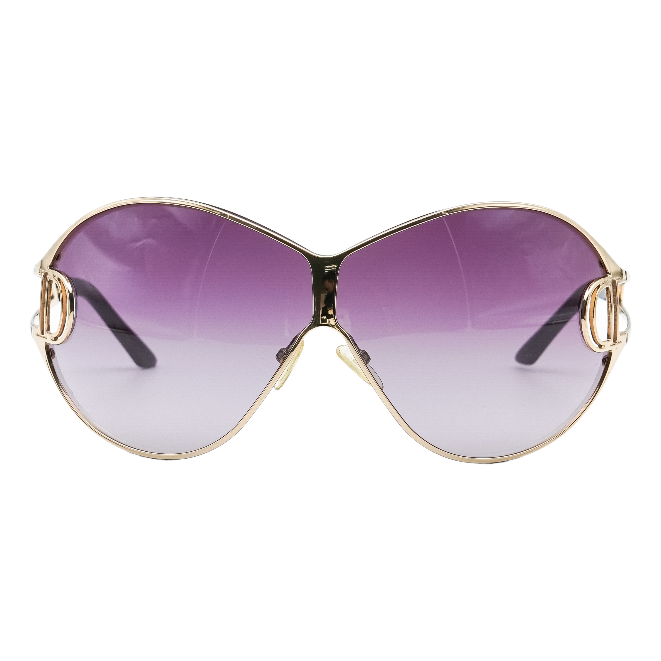 Vintage Dior Diorissimo 1 D Logo Gradient Shield Sunglasses — photo 2