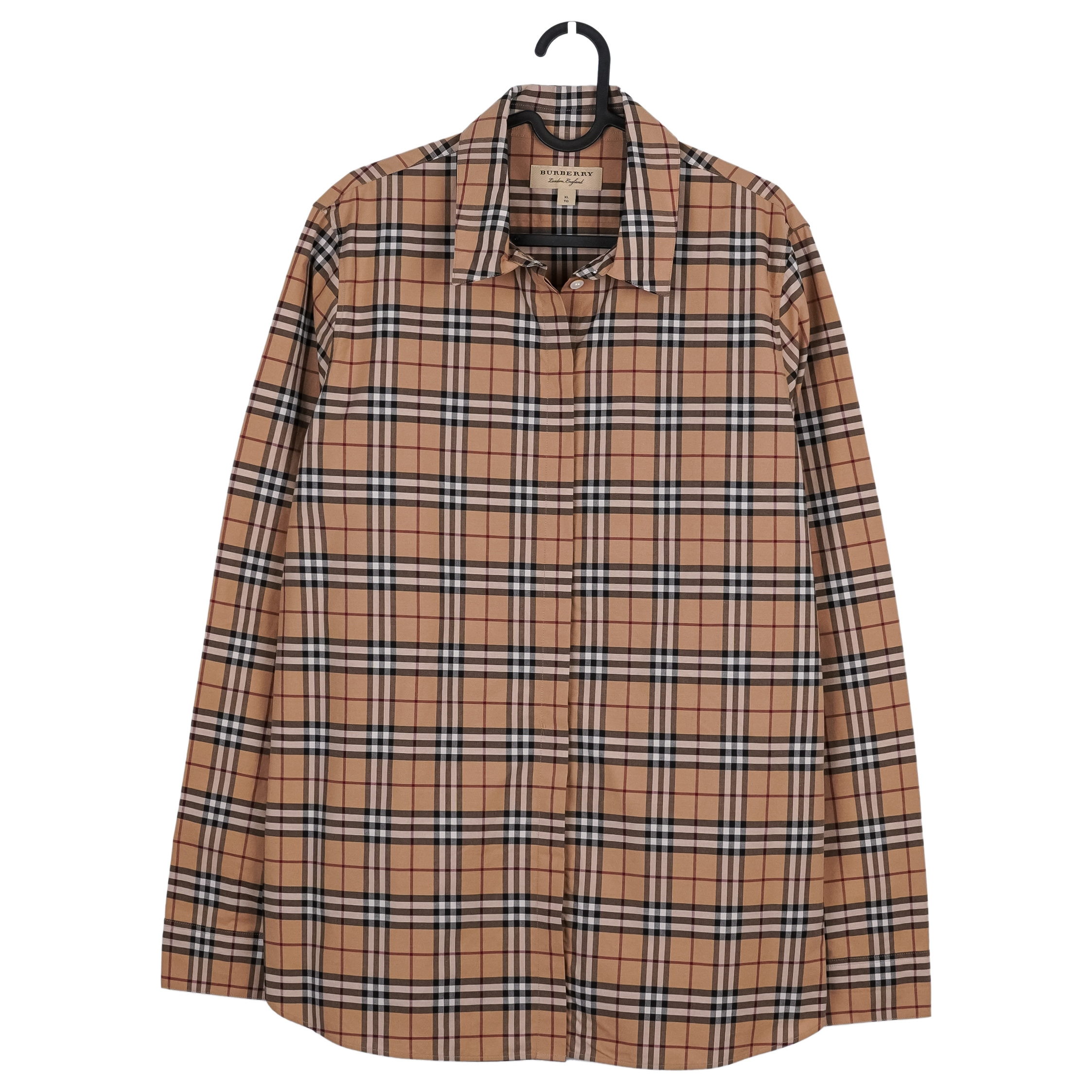 Iconic Burberry Signature Plaid Vintage Check Cotton Shirt