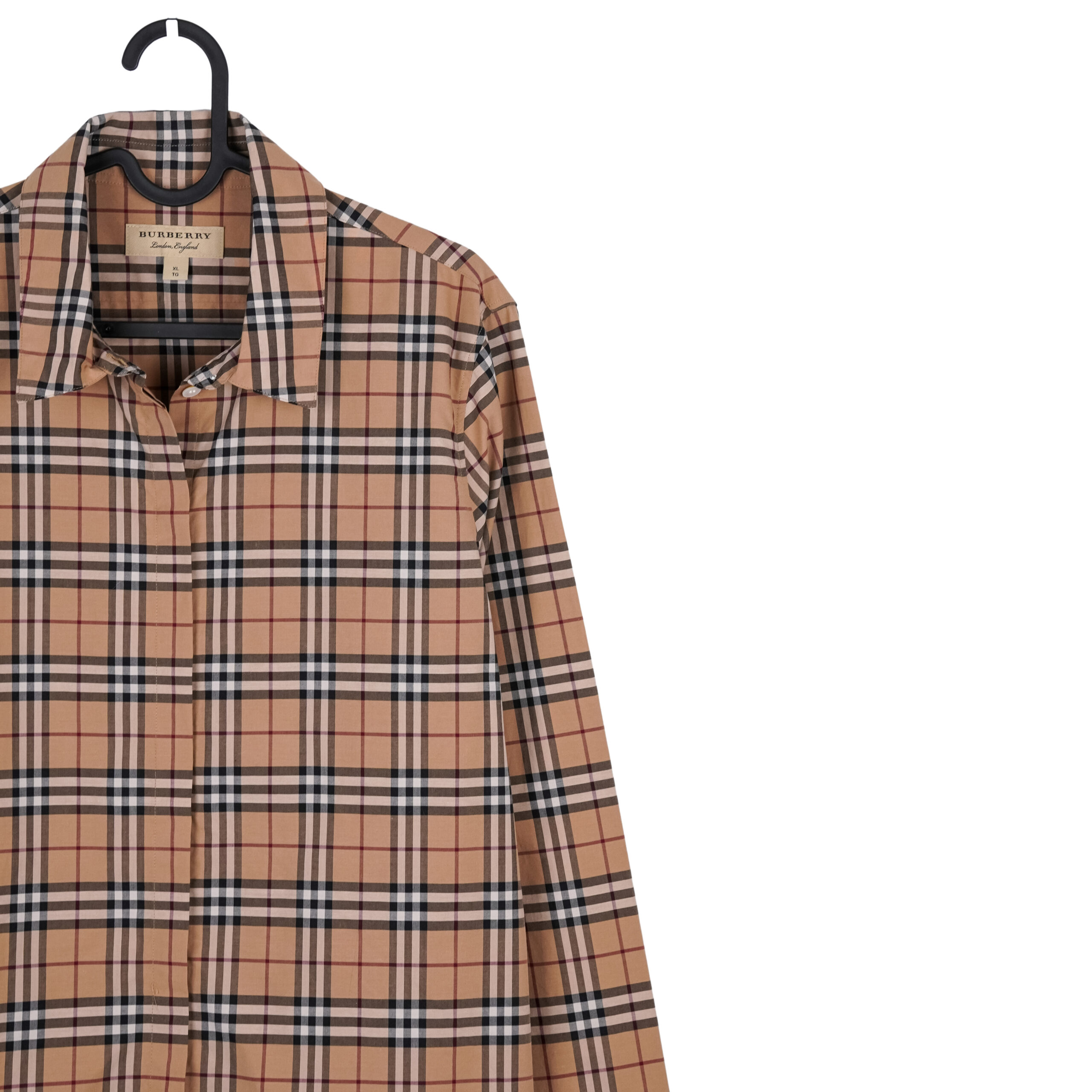 Iconic Burberry Signature Plaid Vintage Check Cotton Shirt — photo 3