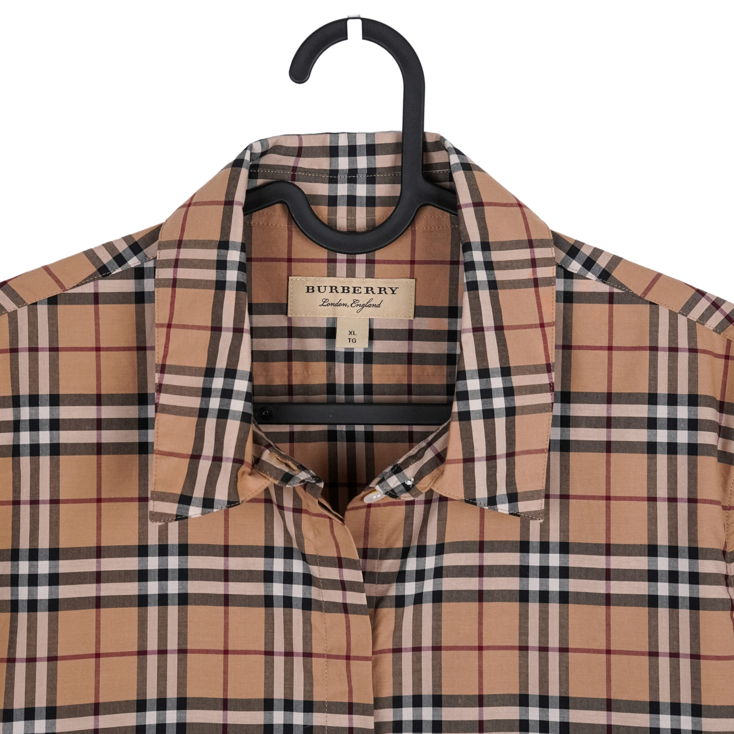 Iconic Burberry Signature Plaid Vintage Check Cotton Shirt — photo 4