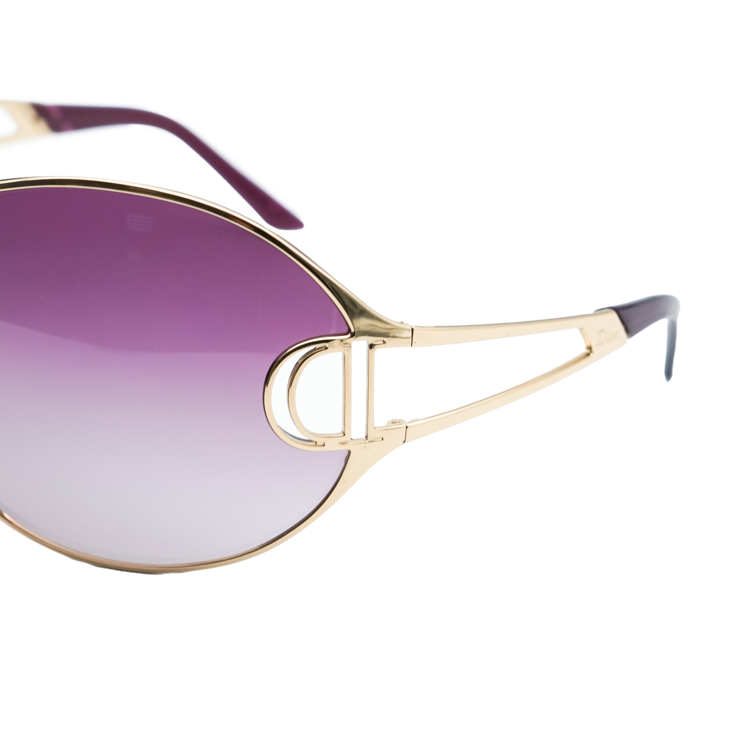 Vintage Dior Diorissimo 1 D Logo Gradient Shield Sunglasses — photo 6