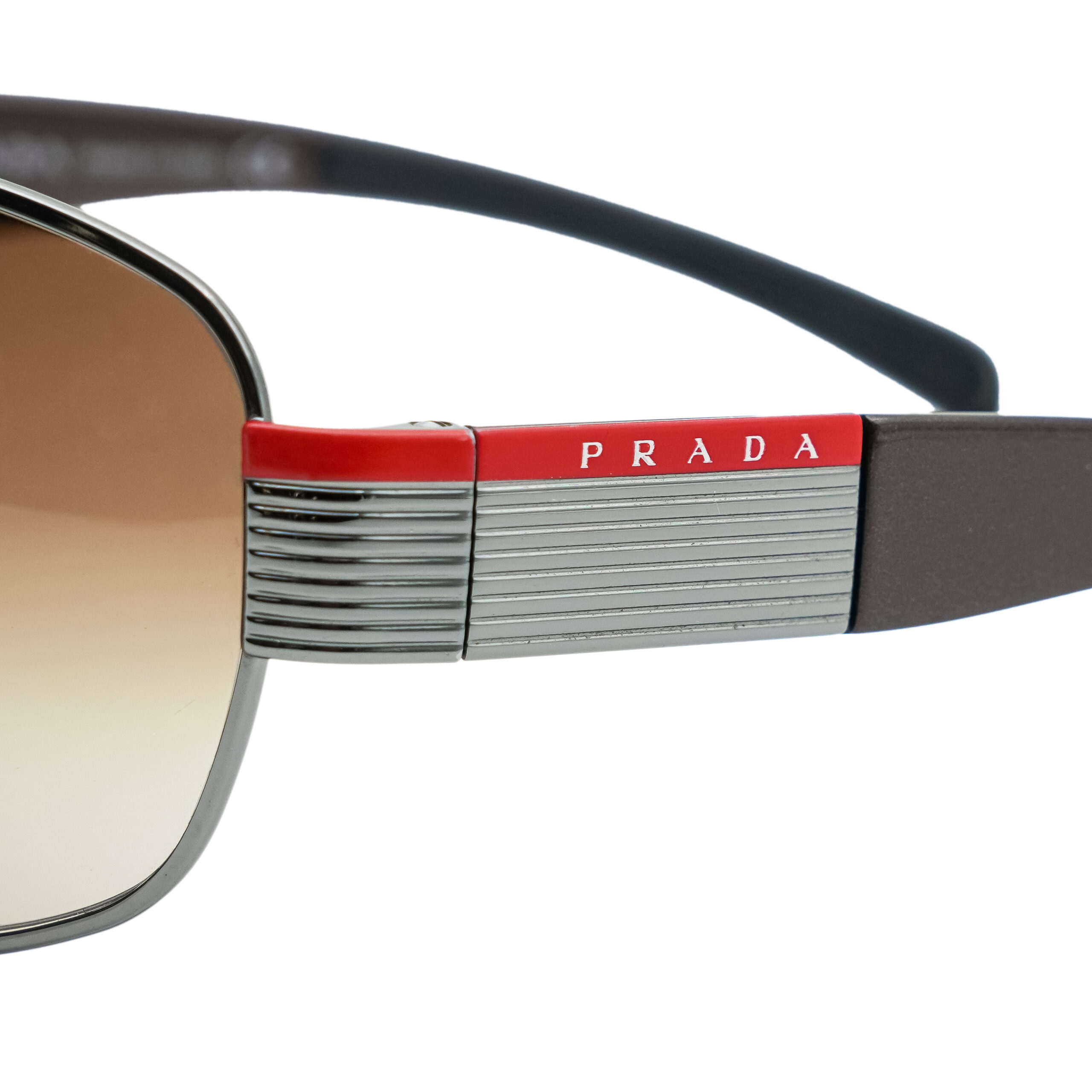 Vintage Prada Sport Shield Brown Gradient Lenses Sunglasses — photo 6