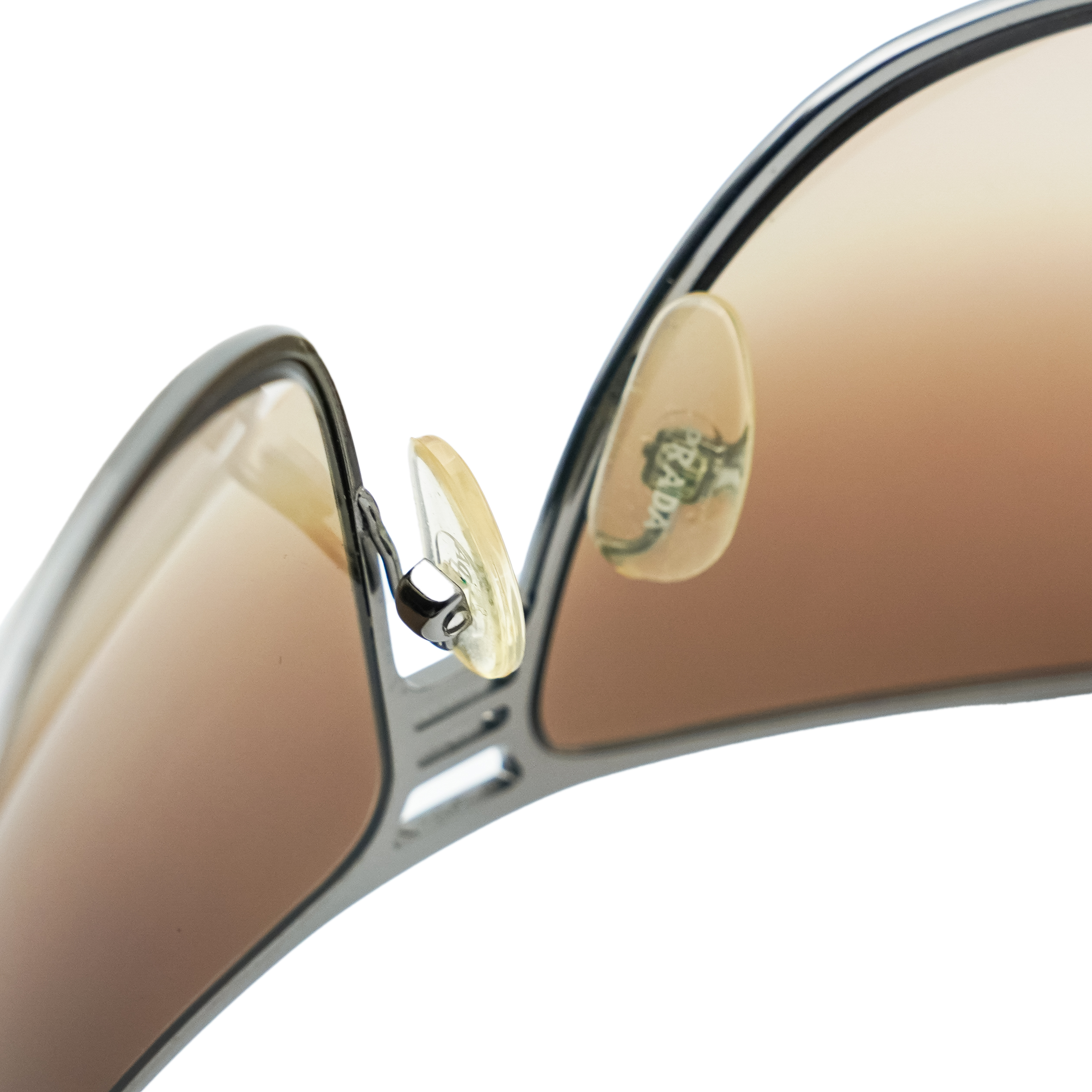 Vintage Prada Sport Shield Brown Gradient Lenses Sunglasses — photo 7