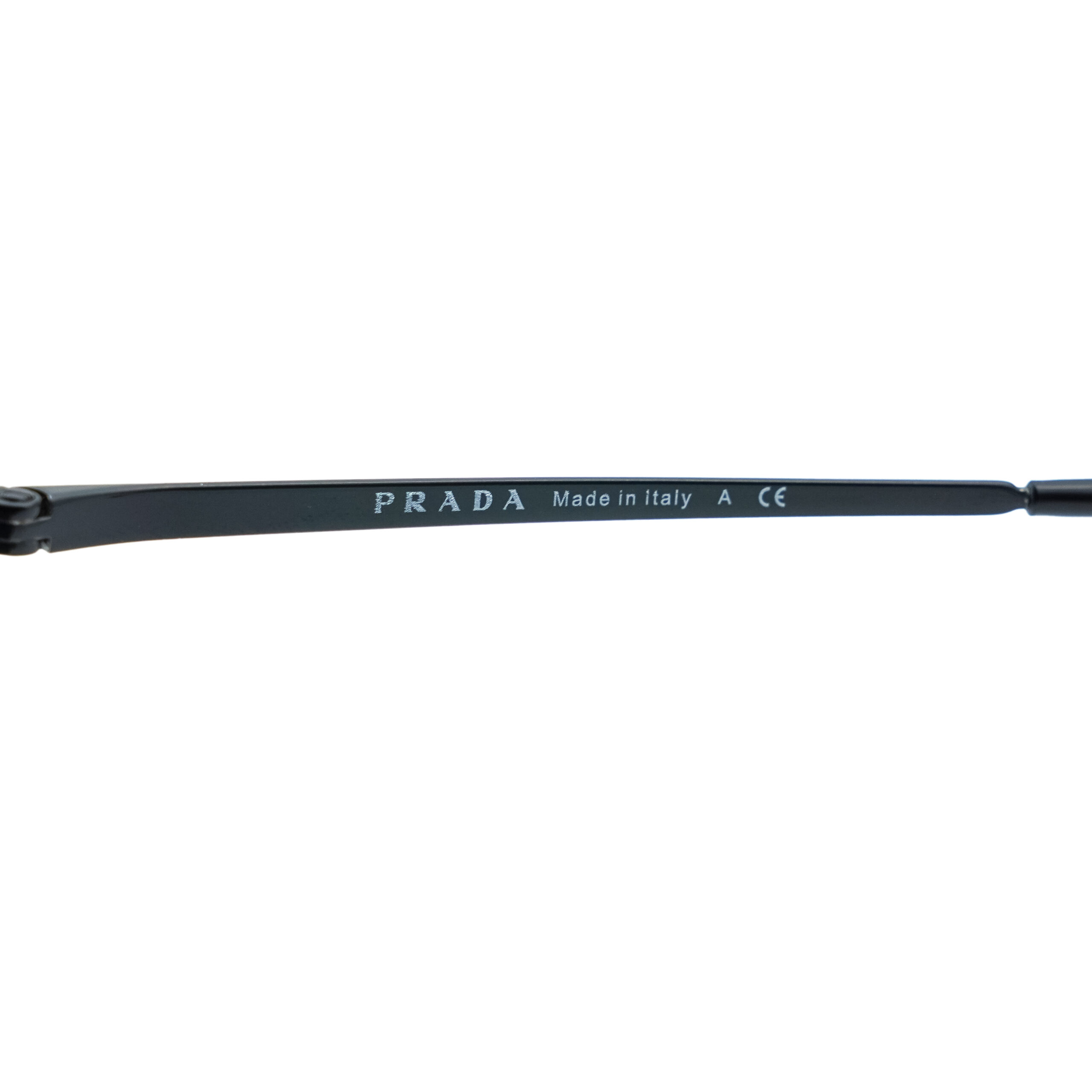 Prada SPR 62V Cat Eye Black Metal Sunglasses — photo 4