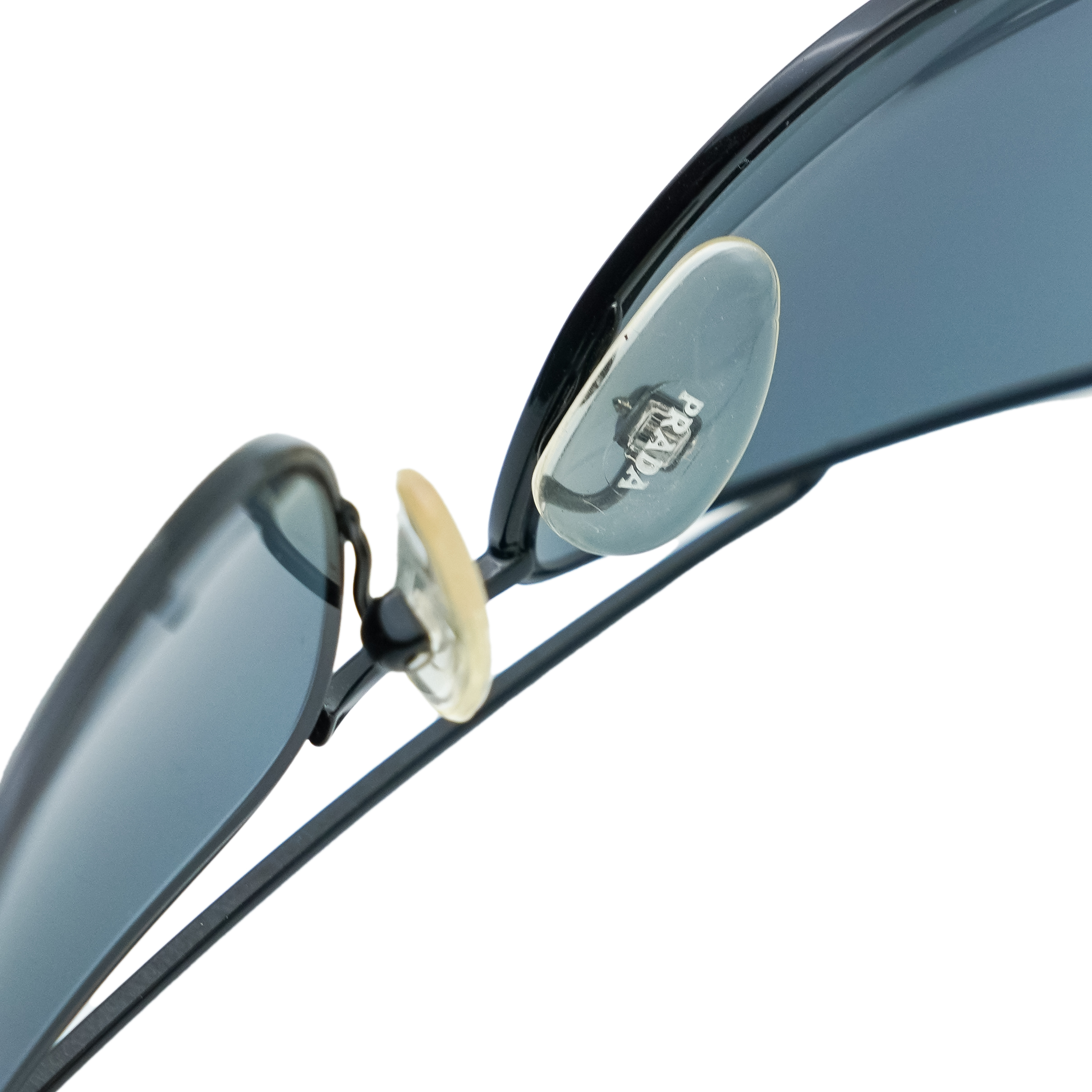 Prada SPR 62V Cat Eye Black Metal Sunglasses — photo 8