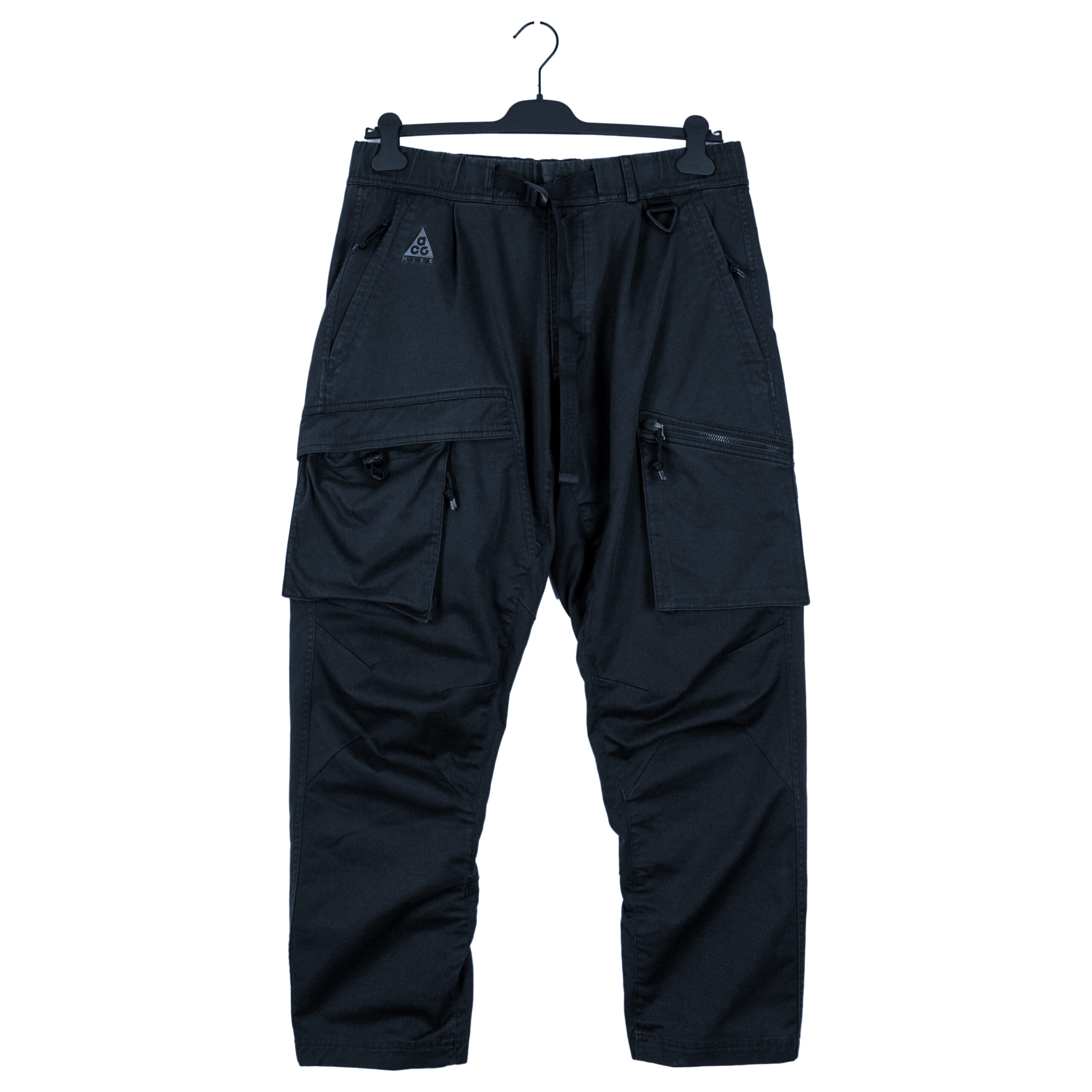 Nike ACG Black Tech Logo Multi Pocket Cargo Pants Trousers