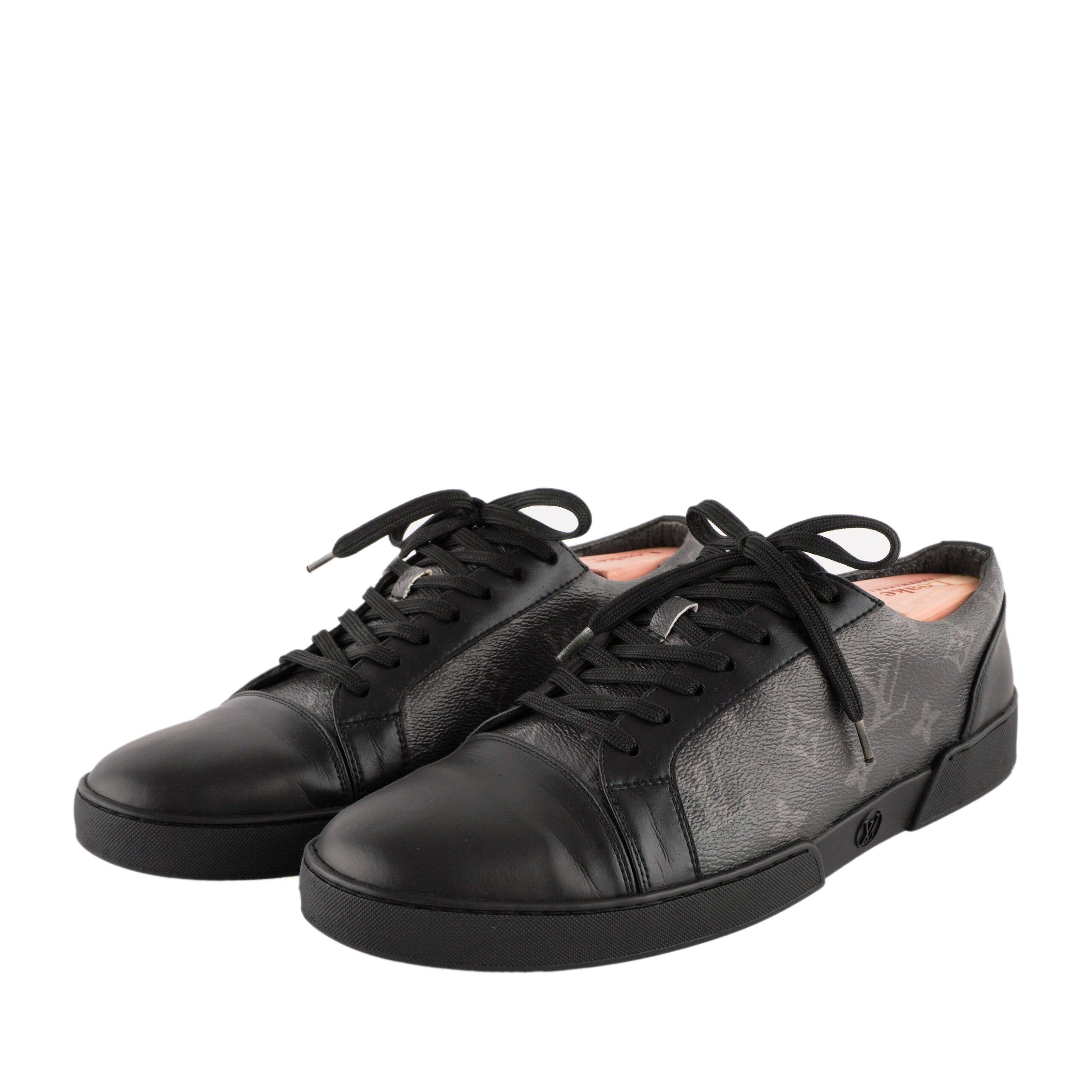 Louis Vuitton Eclipse Monogram LV Logo Match Up Sneakers