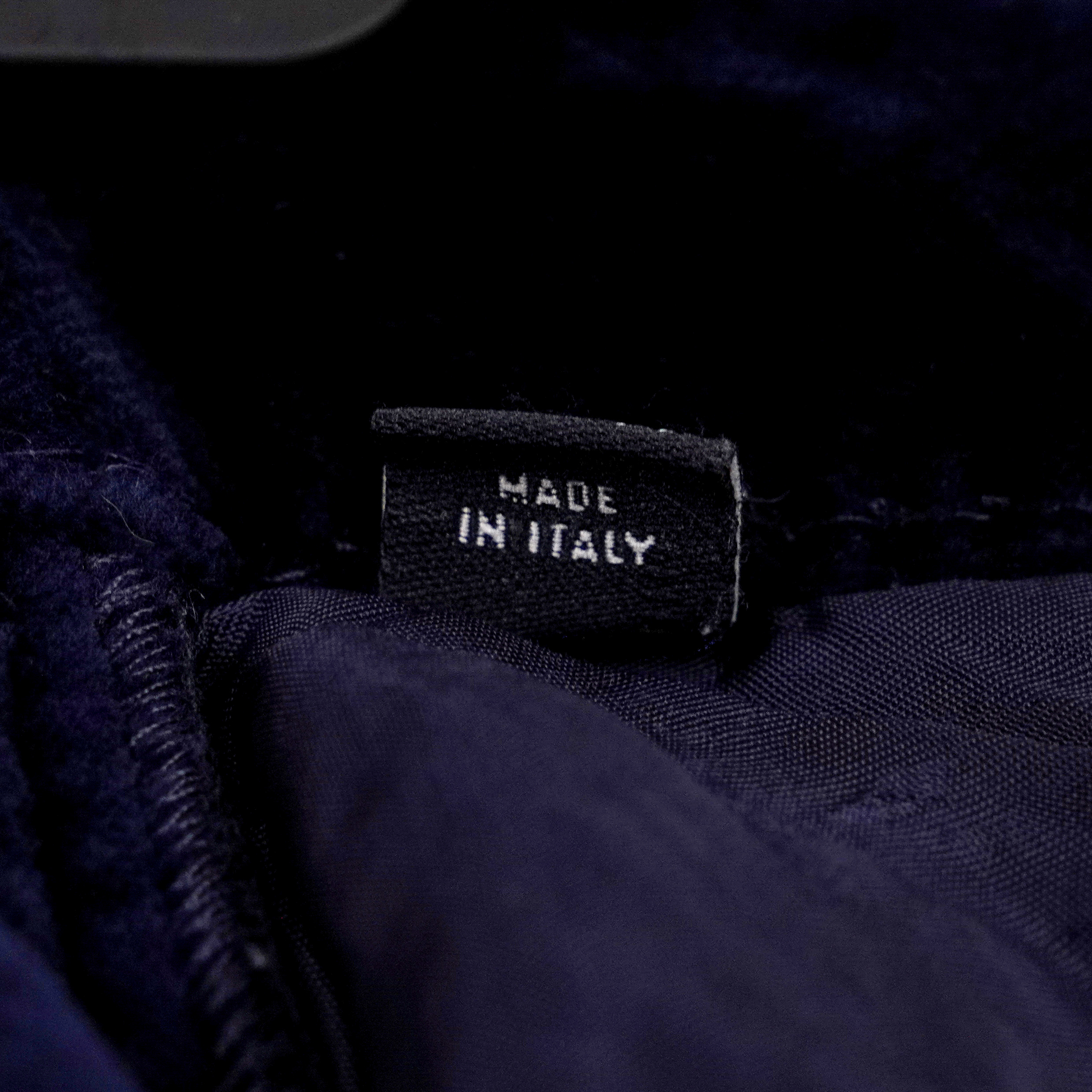 Versace Jeans Couture Navy Velvet Women's Trousers Pants — photo 10