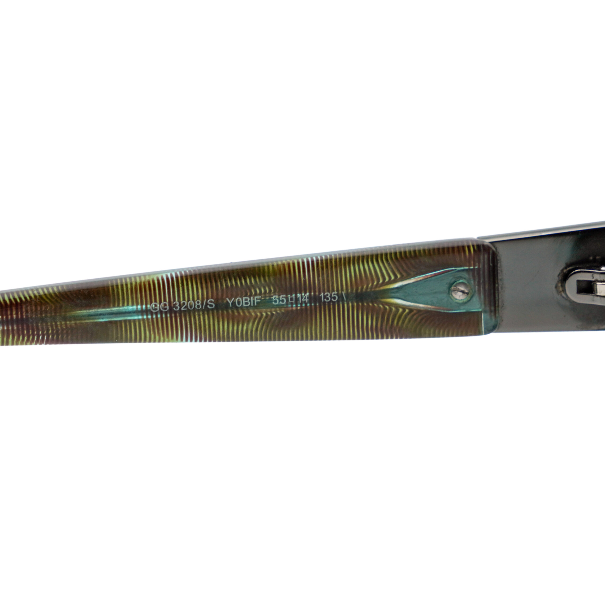Vintage Gucci GG 3208 Aqua Marbled Logo Gradient Sunglasses — photo 6