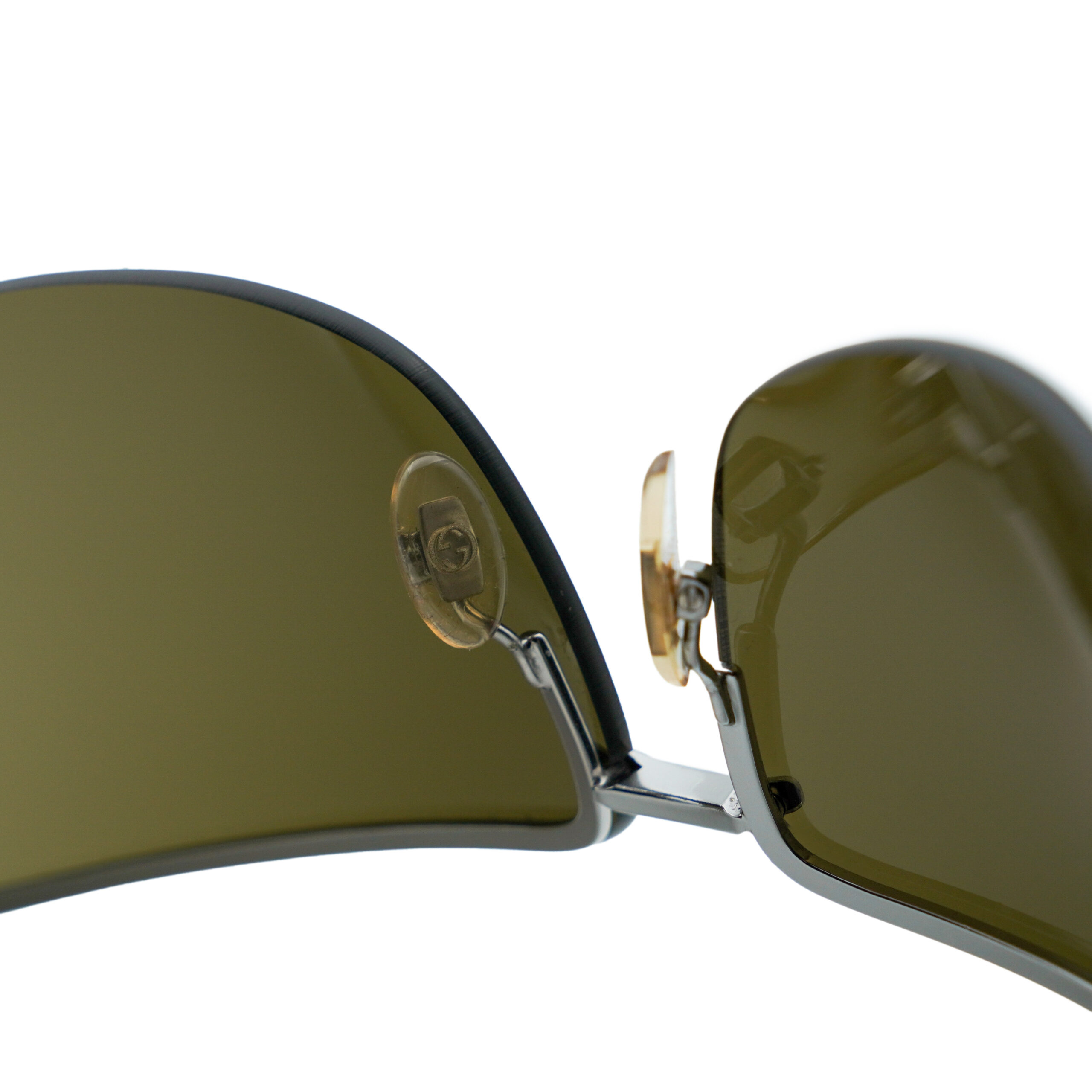 Iconic Vintage Gucci GG 2782 Silver Logo Shield Sunglasses — photo 8