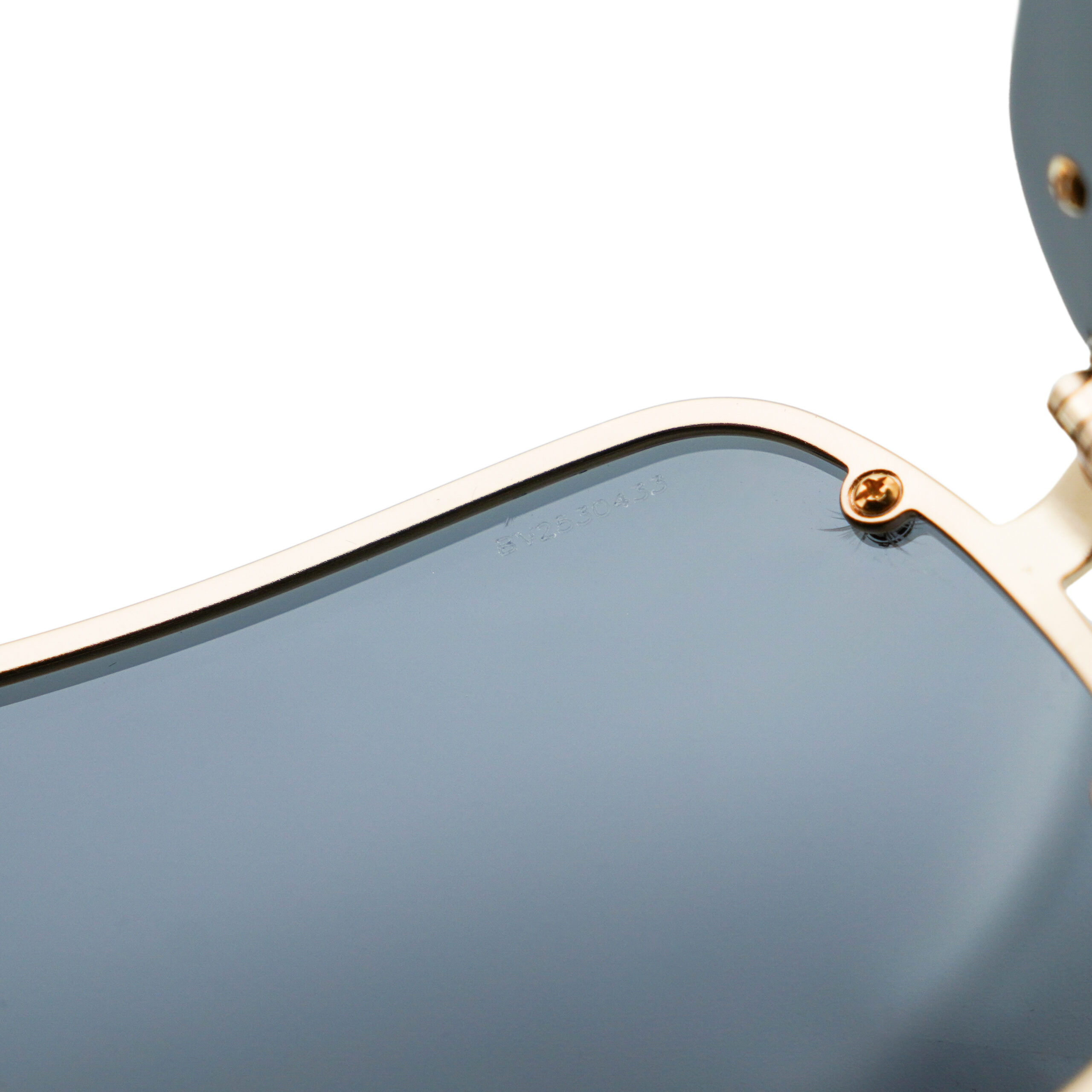 Versace VE 2126 Black Shield Gold Medusa Logo Sunglasses — photo 6
