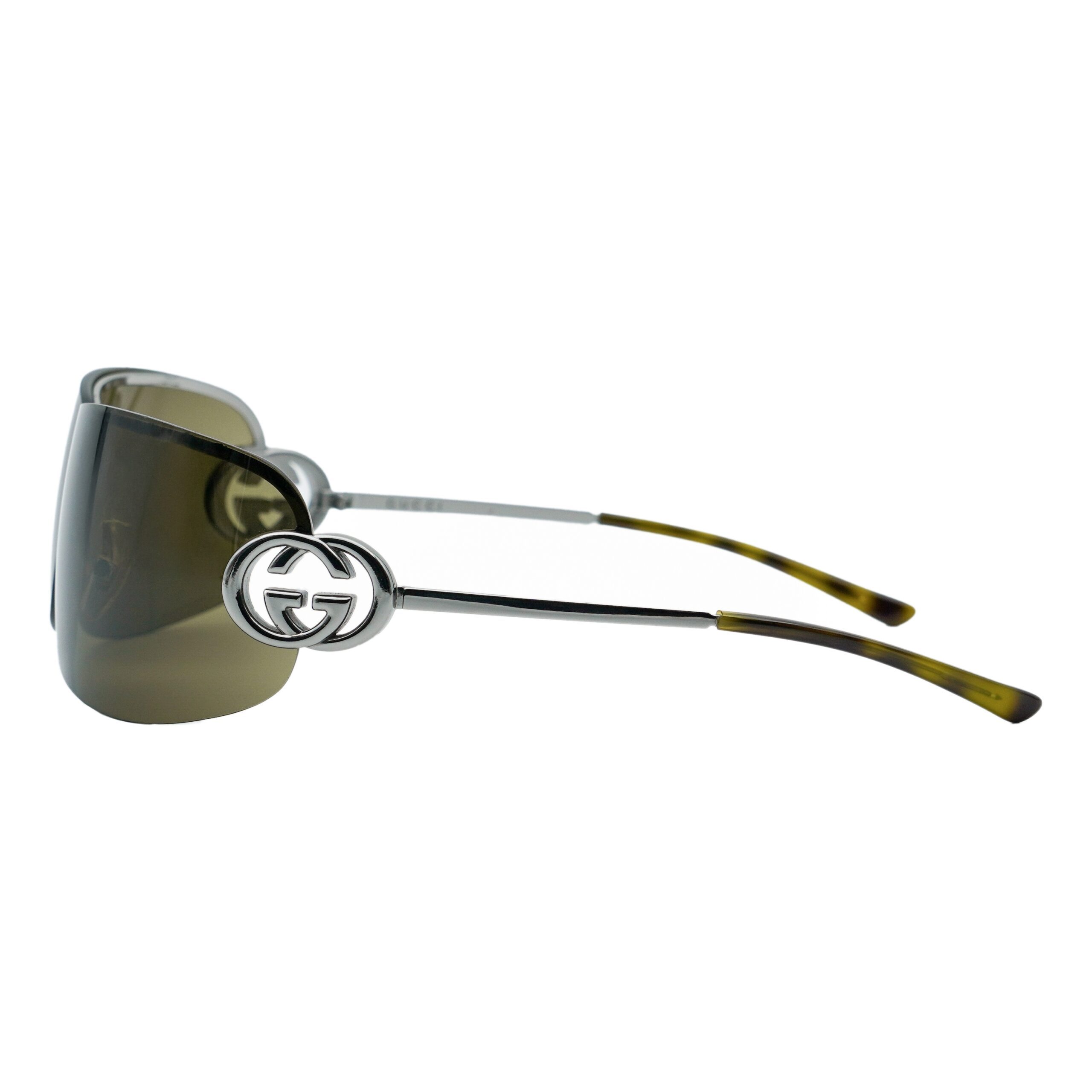 Iconic Vintage Gucci GG 2782 Silver Logo Shield Sunglasses — photo 3