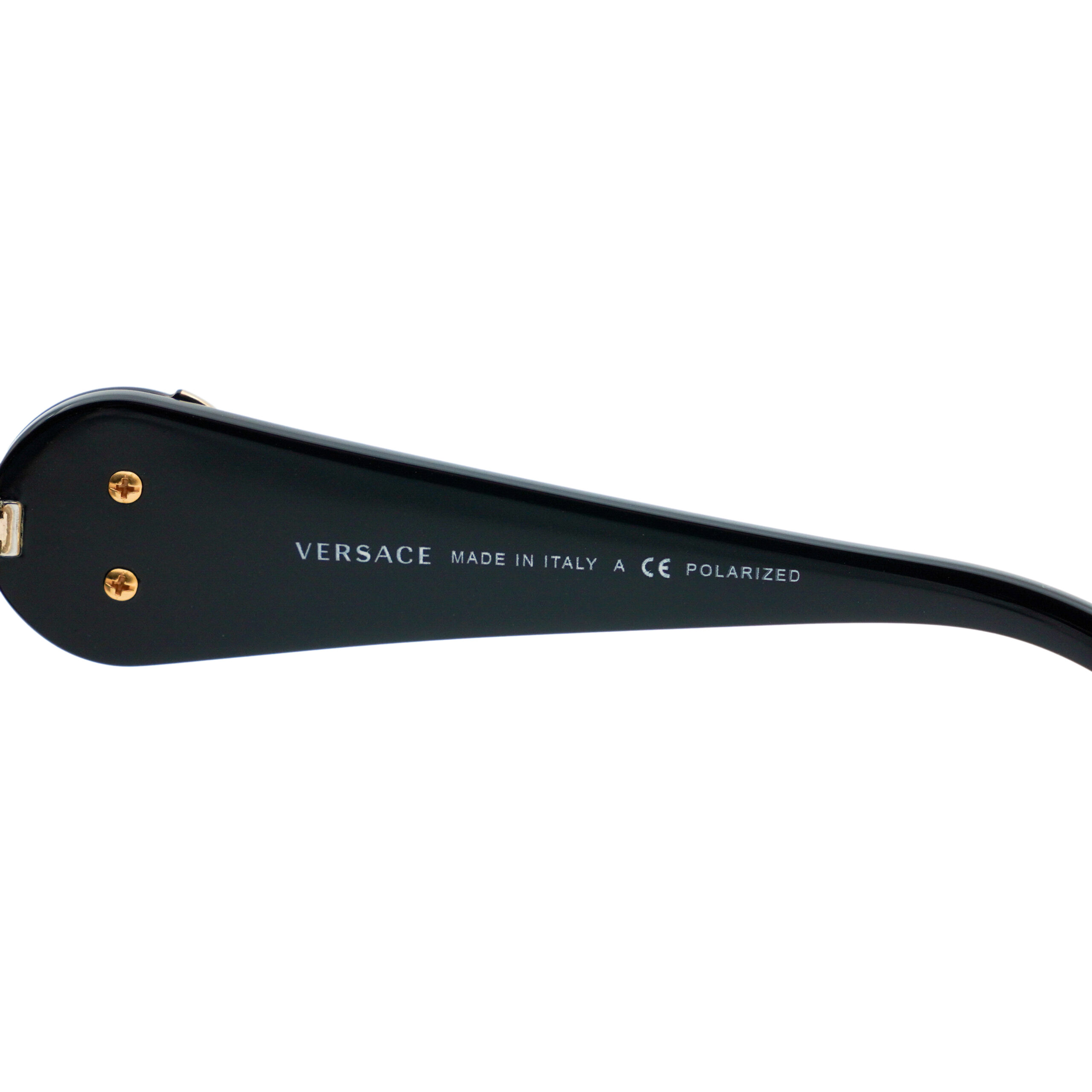 Versace VE 2126 Black Shield Gold Medusa Logo Sunglasses — photo 8