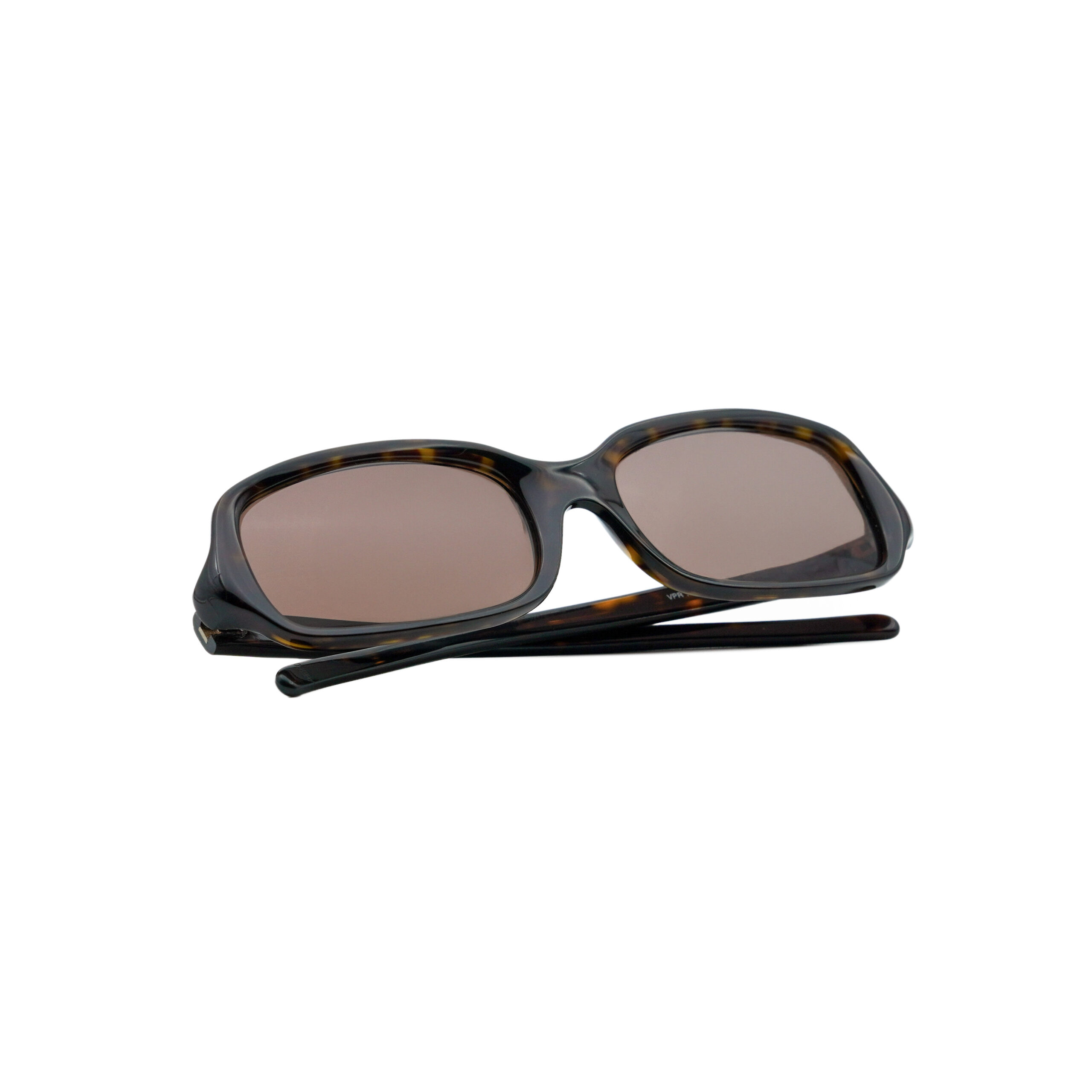 Vintage Prada VPR 18B Logo Tortoise Rectangular Sunglasses — photo 8