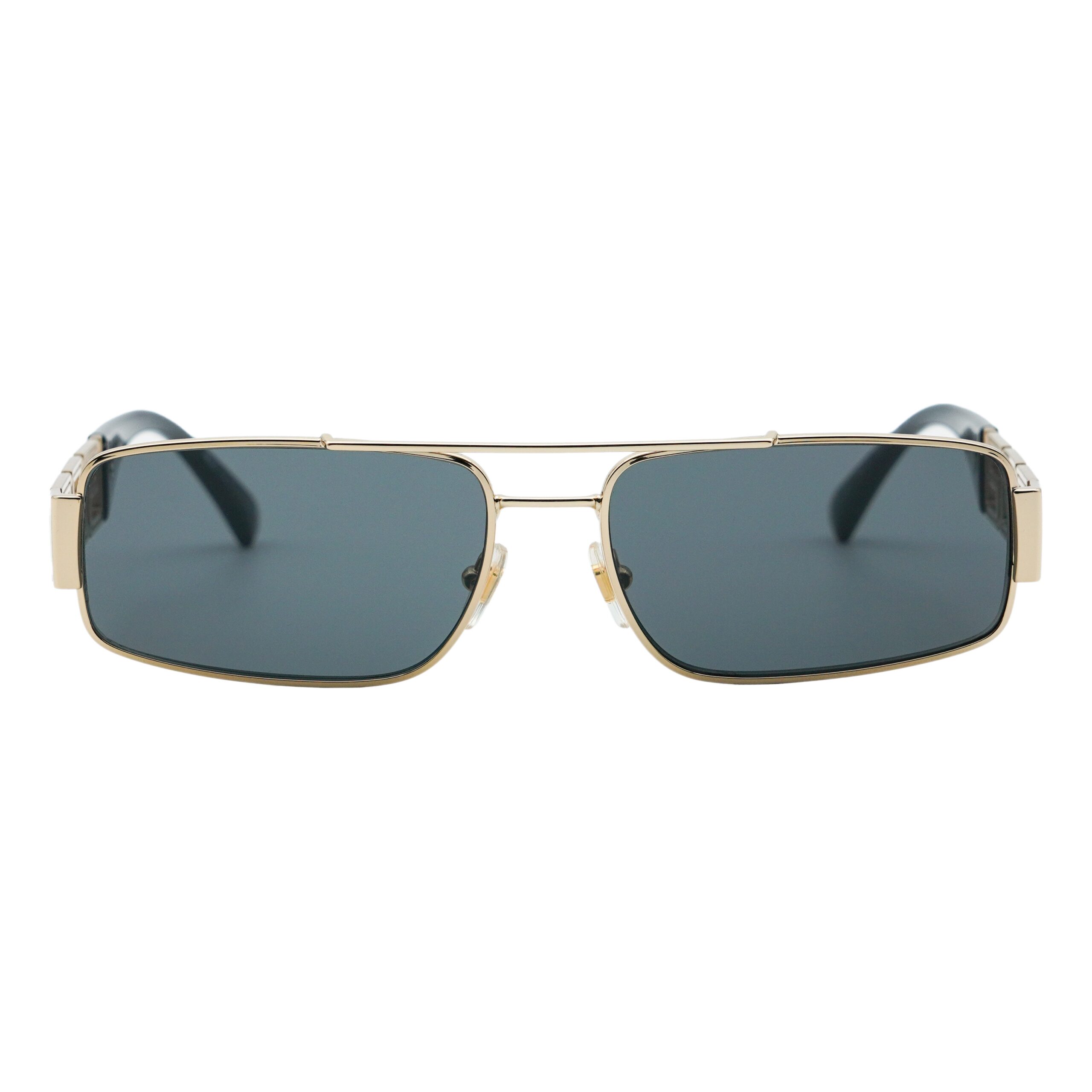 Versace MOD 2257 Gold Greca Logo Rectangular Sunglasses — photo 2