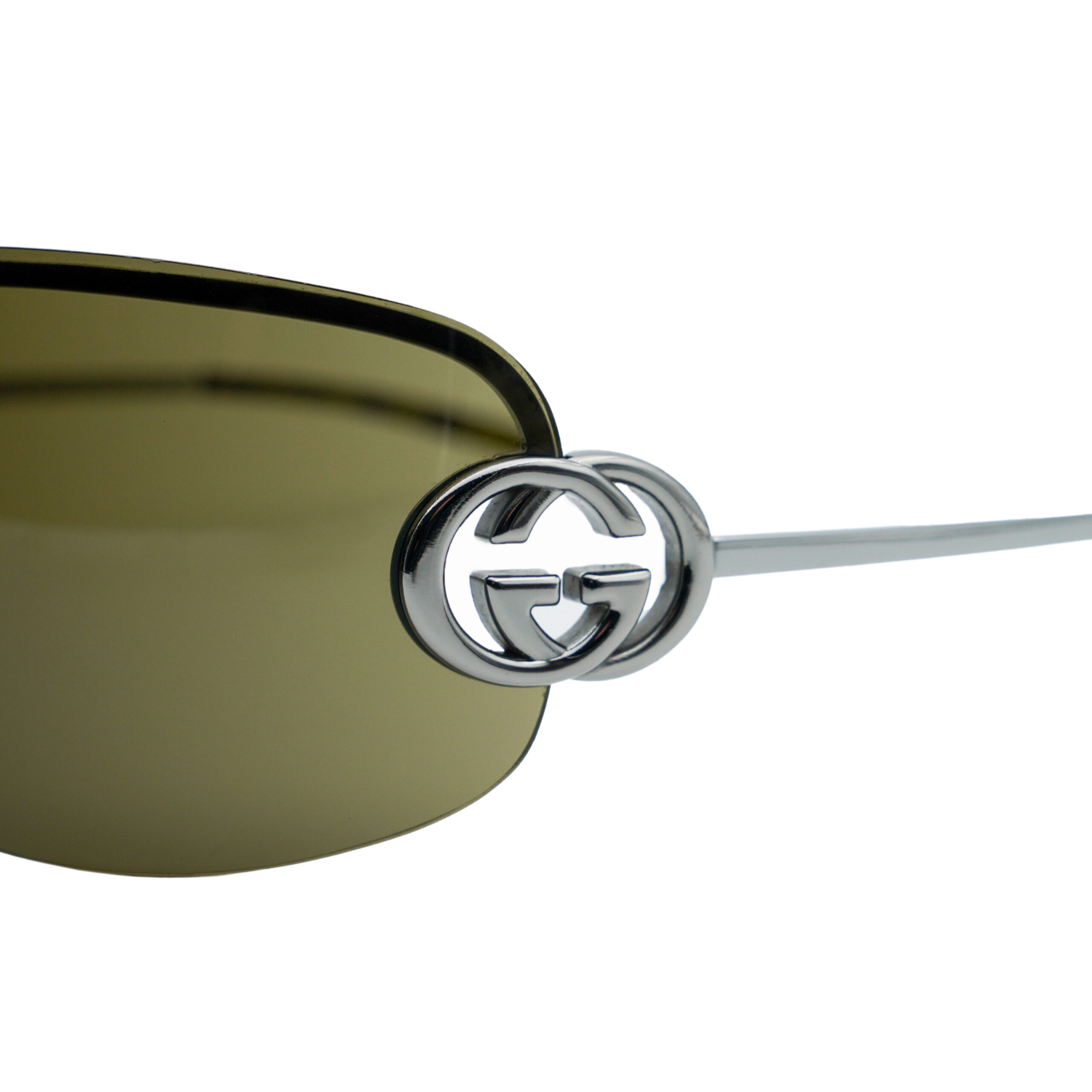 Iconic Vintage Gucci GG 2782 Silver Logo Shield Sunglasses — photo 5