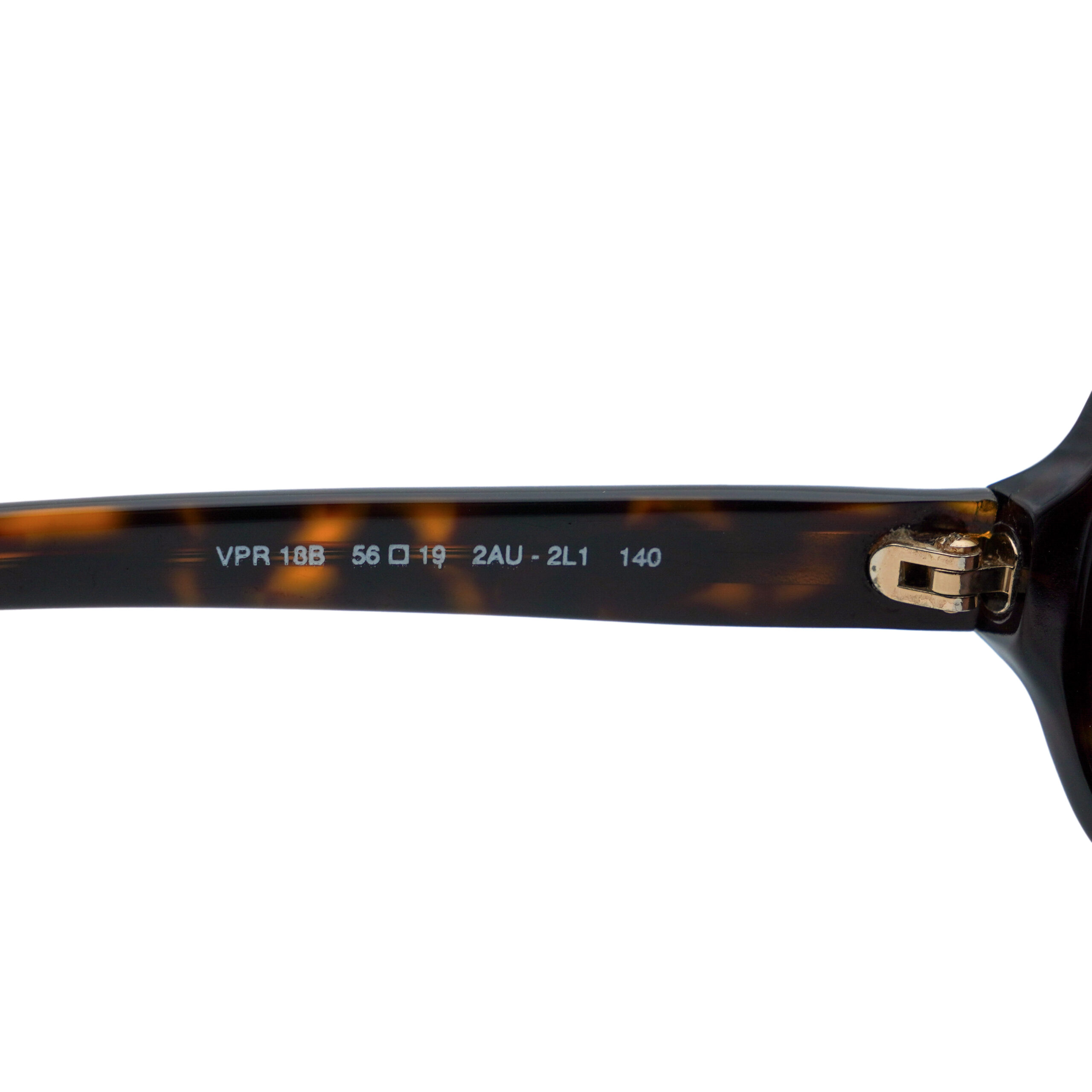 Vintage Prada VPR 18B Logo Tortoise Rectangular Sunglasses — photo 5