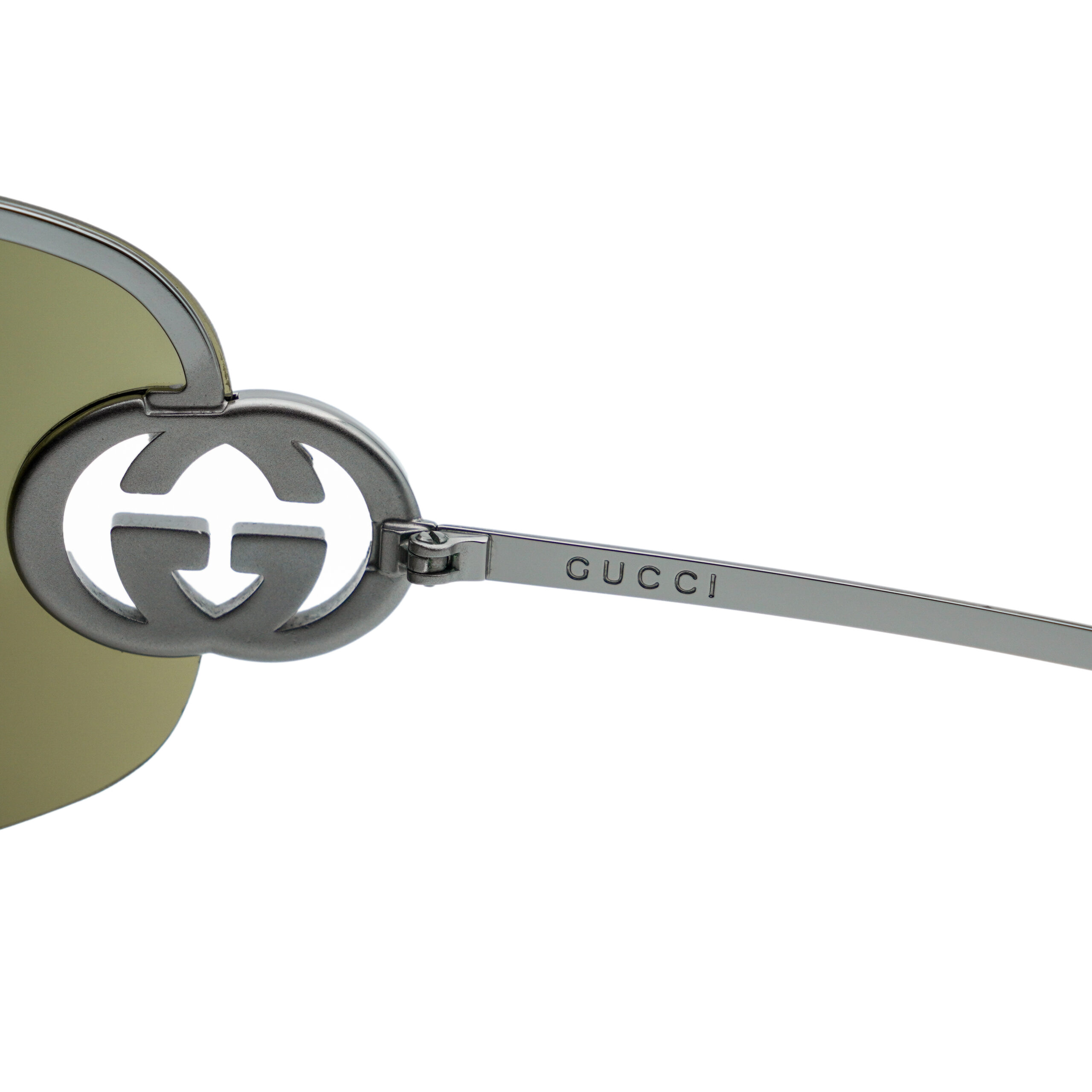 Iconic Vintage Gucci GG 2782 Silver Logo Shield Sunglasses — photo 6