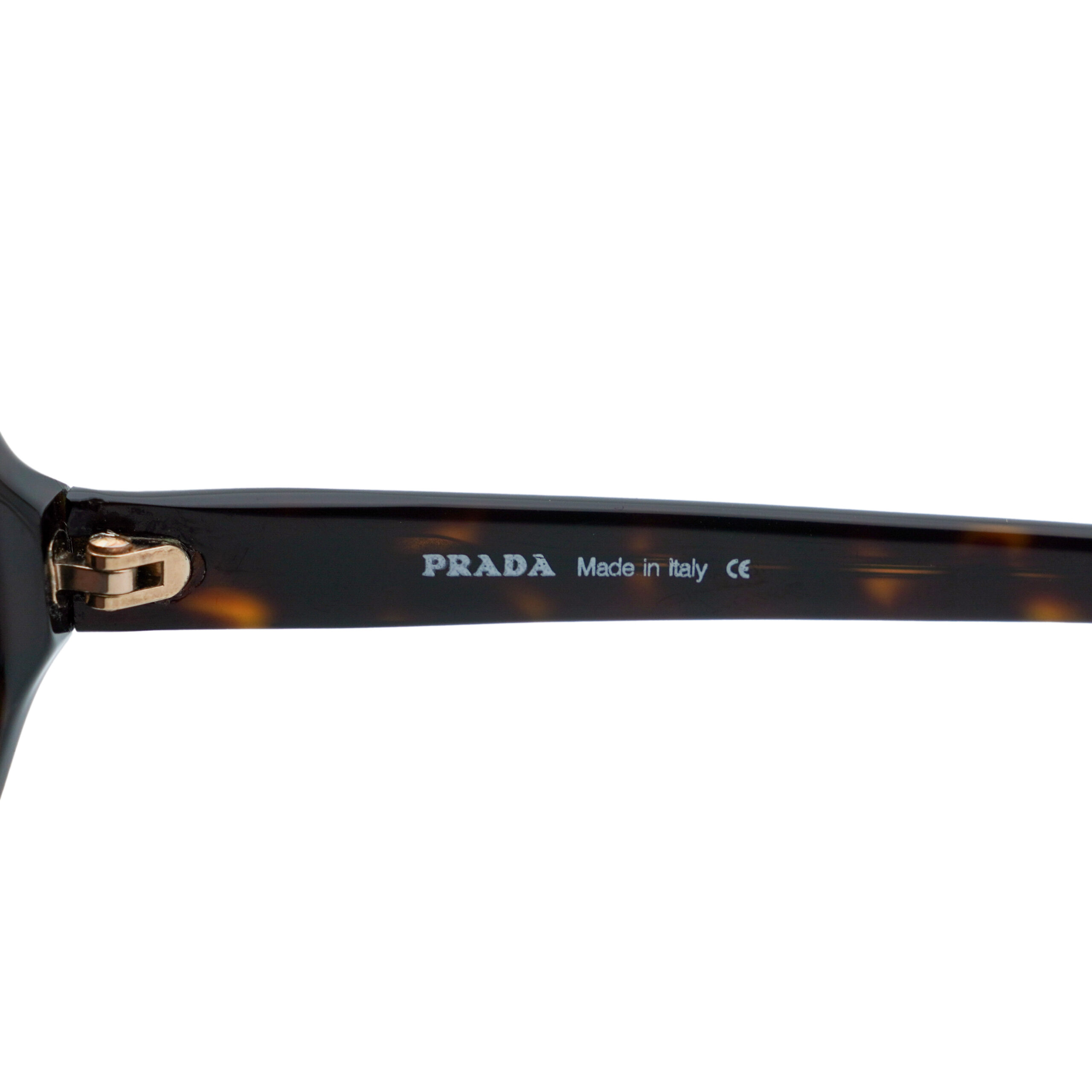 Vintage Prada VPR 18B Logo Tortoise Rectangular Sunglasses — photo 6