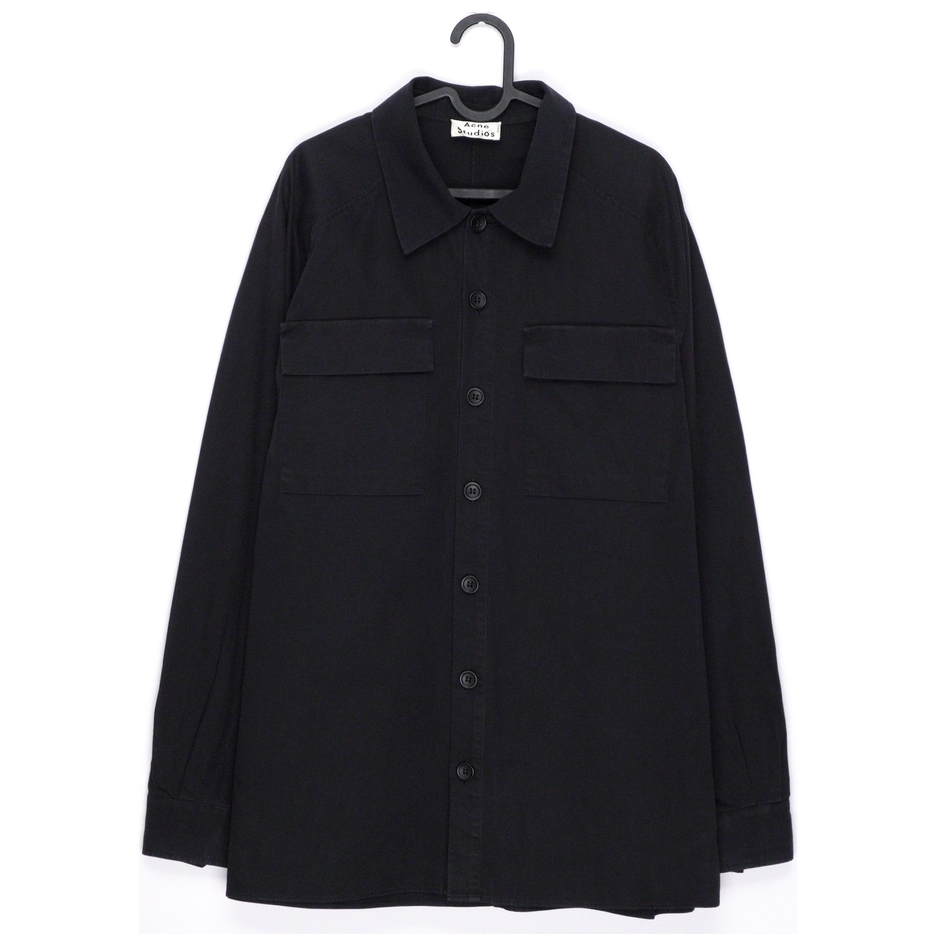 Acne Studios AW16 Sontag Twill Black Overshirt Light Jacket