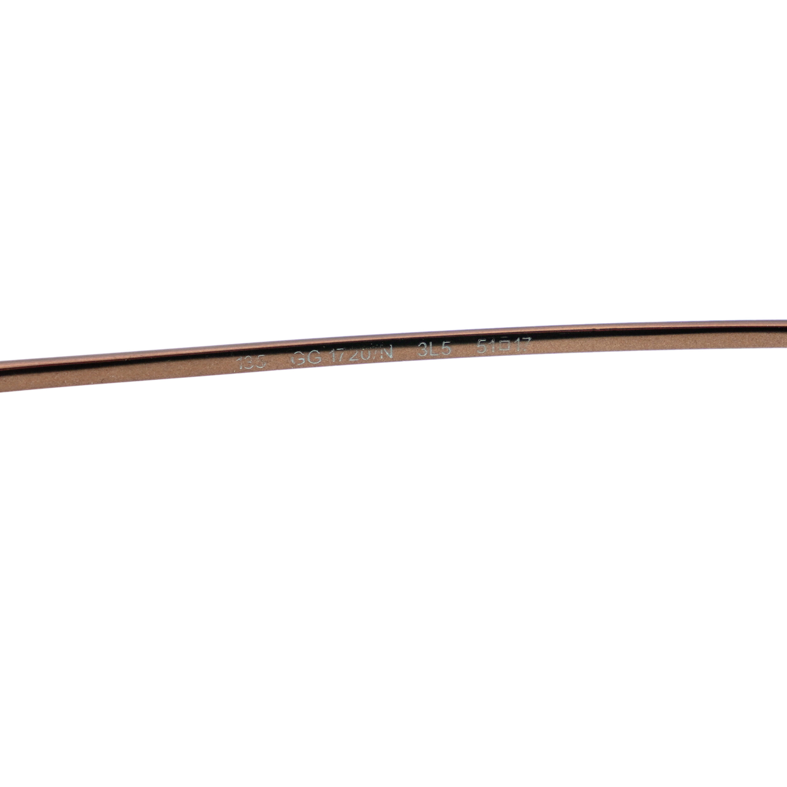 Vintage Gucci GG 1720 Dark Blue Titanium Rimless Sunglasses — photo 4