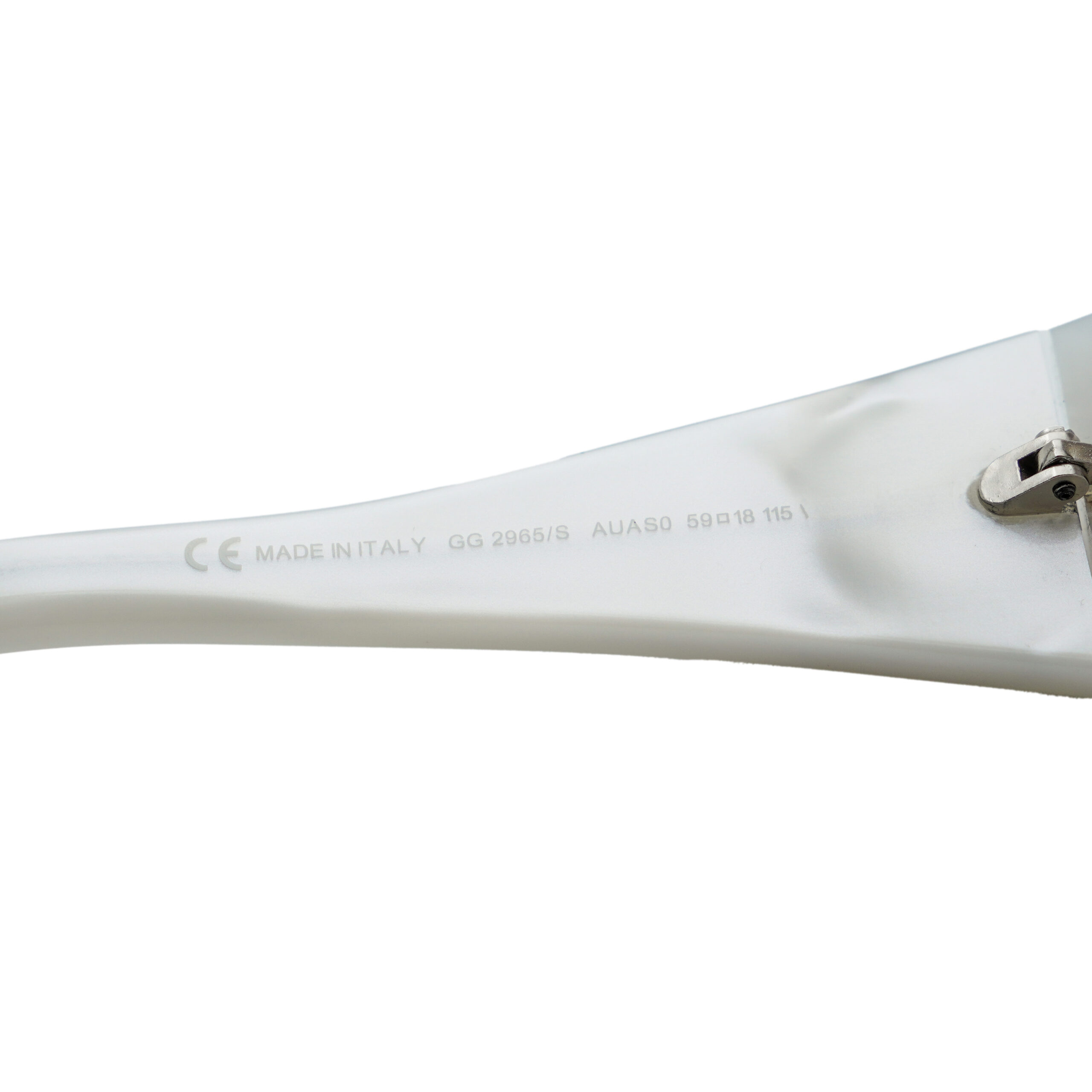 Vintage Gucci GG 2965 Pearl Square Logo Women’s Sunglasses — photo 5
