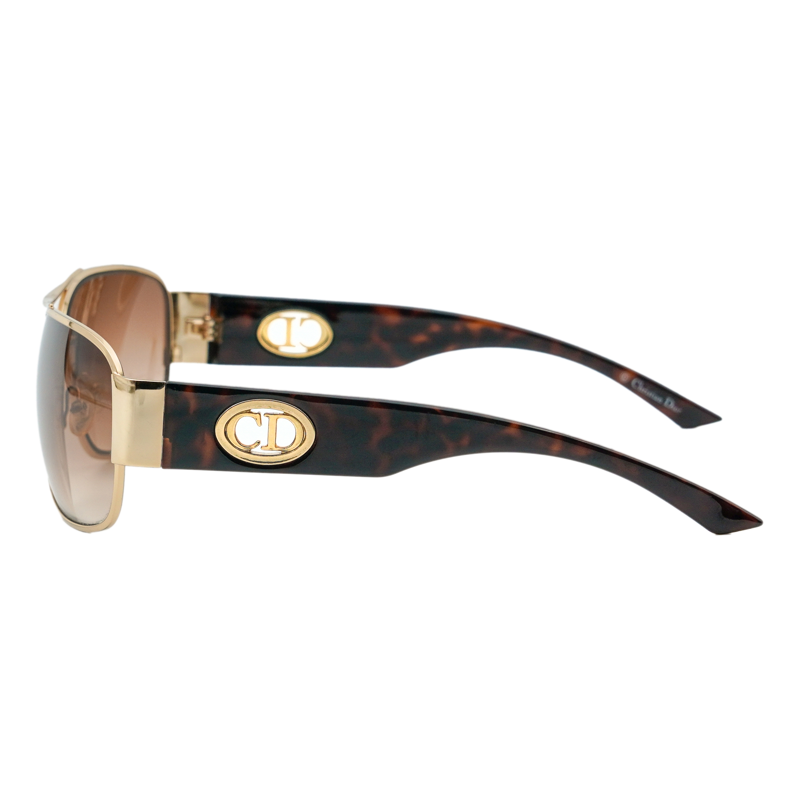 Vintage Dior Flavour 4 SPV 02 CD Logo Aviator Sunglasses — photo 3