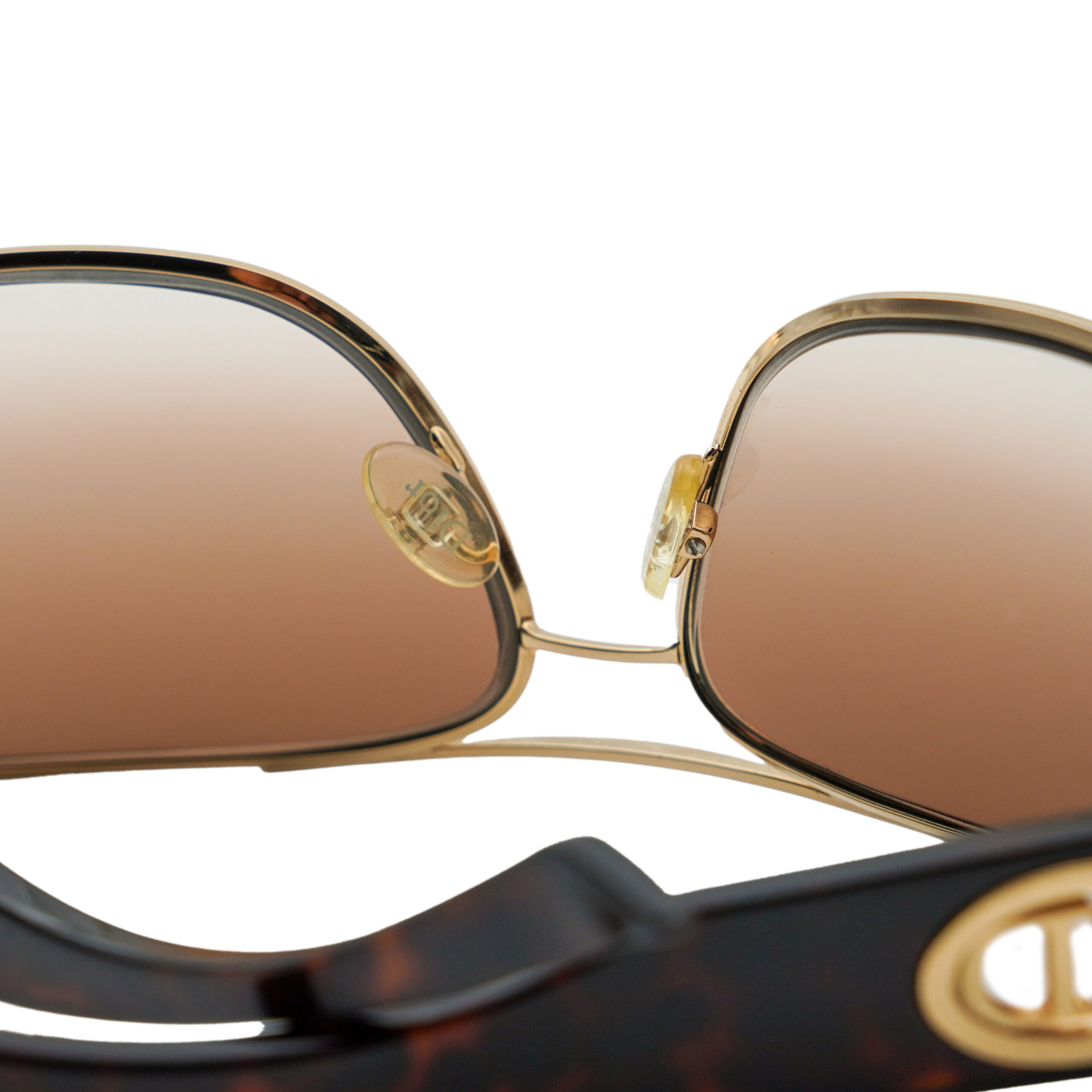 Vintage Dior Flavour 4 SPV 02 CD Logo Aviator Sunglasses — photo 6