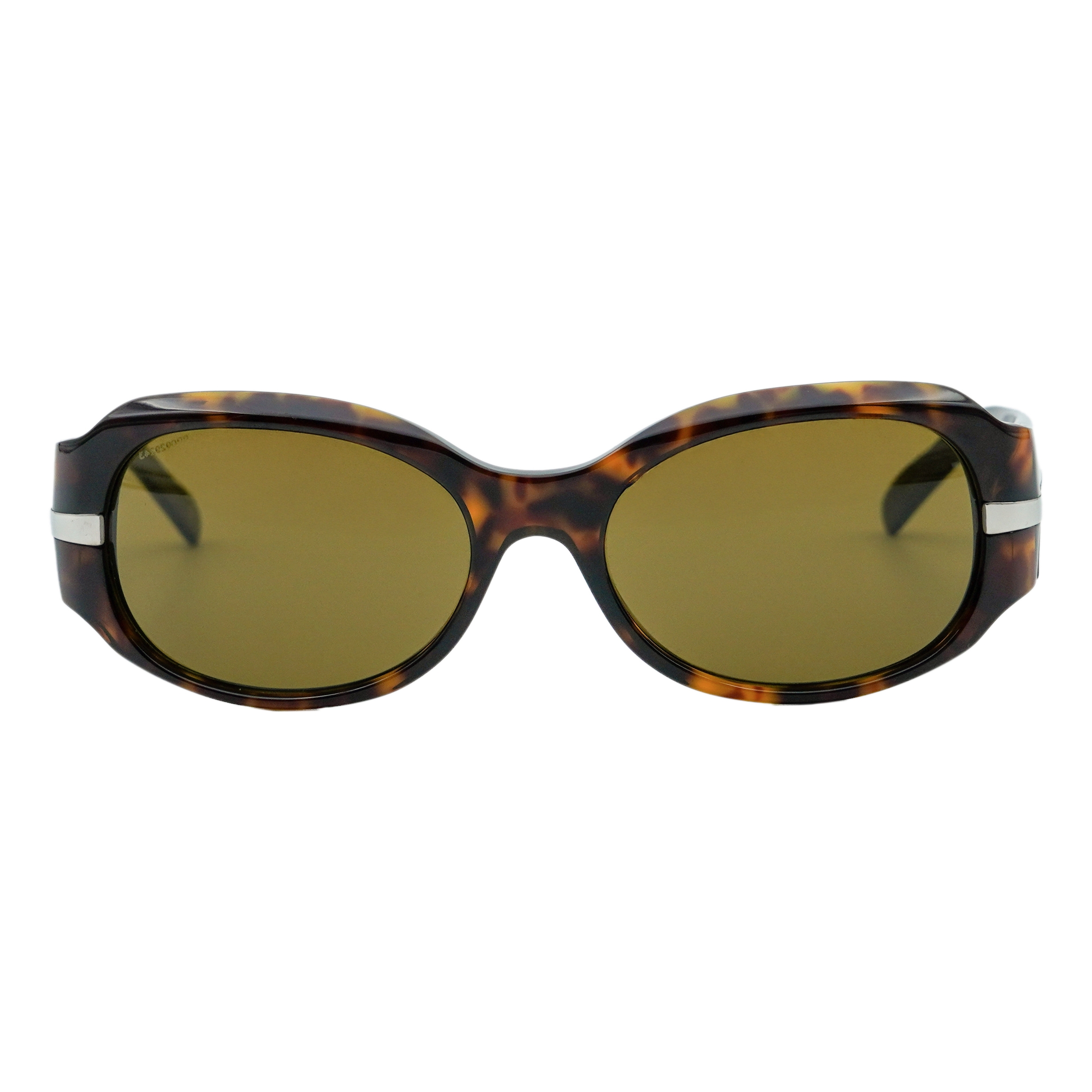 Vintage Prada SPR 13H Tortoise Tinted Lens Oval Sunglasses — photo 2
