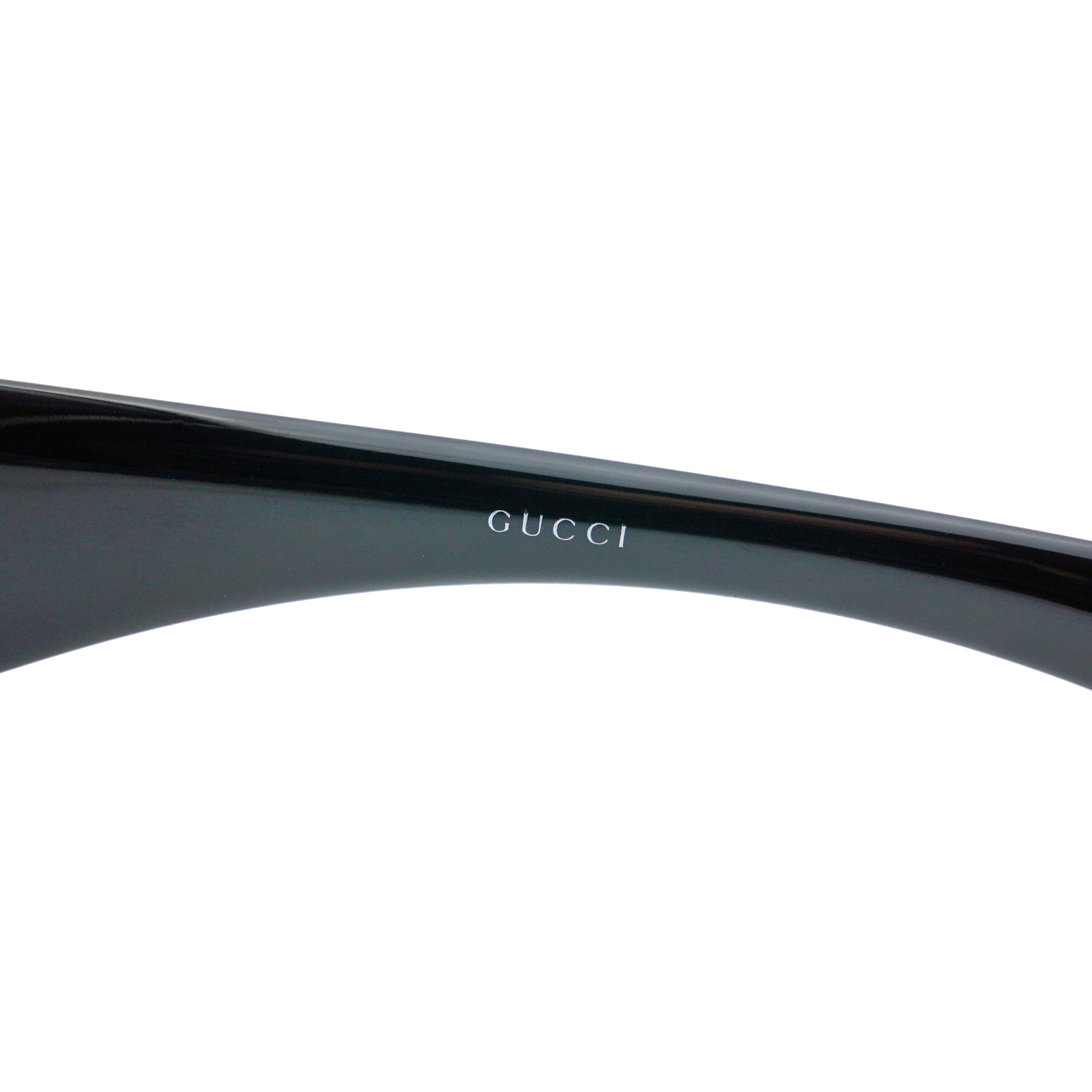 Vintage Gucci GG 1824 Black GG Monogram Shield Sunglasses — photo 6