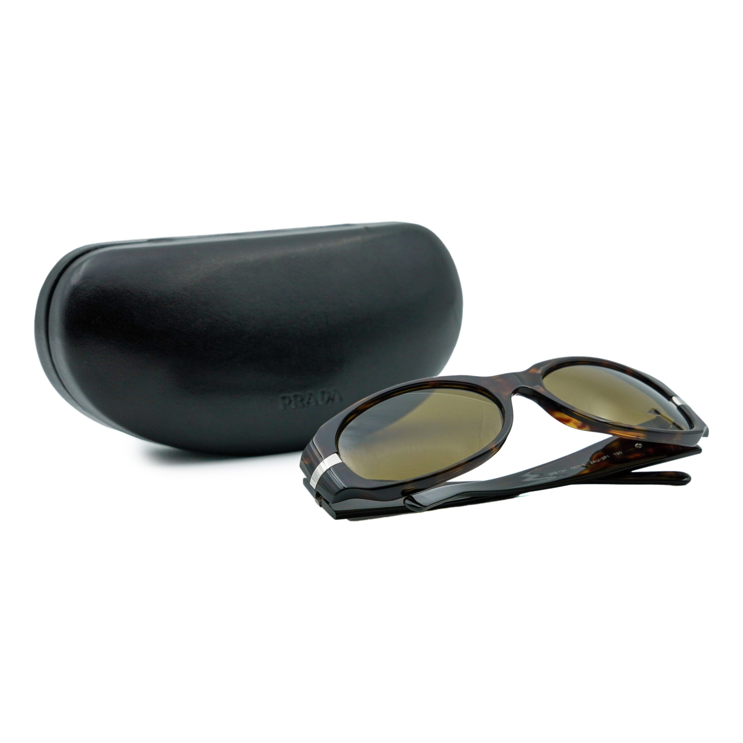 Vintage Prada SPR 13H Tortoise Tinted Lens Oval Sunglasses — photo 7